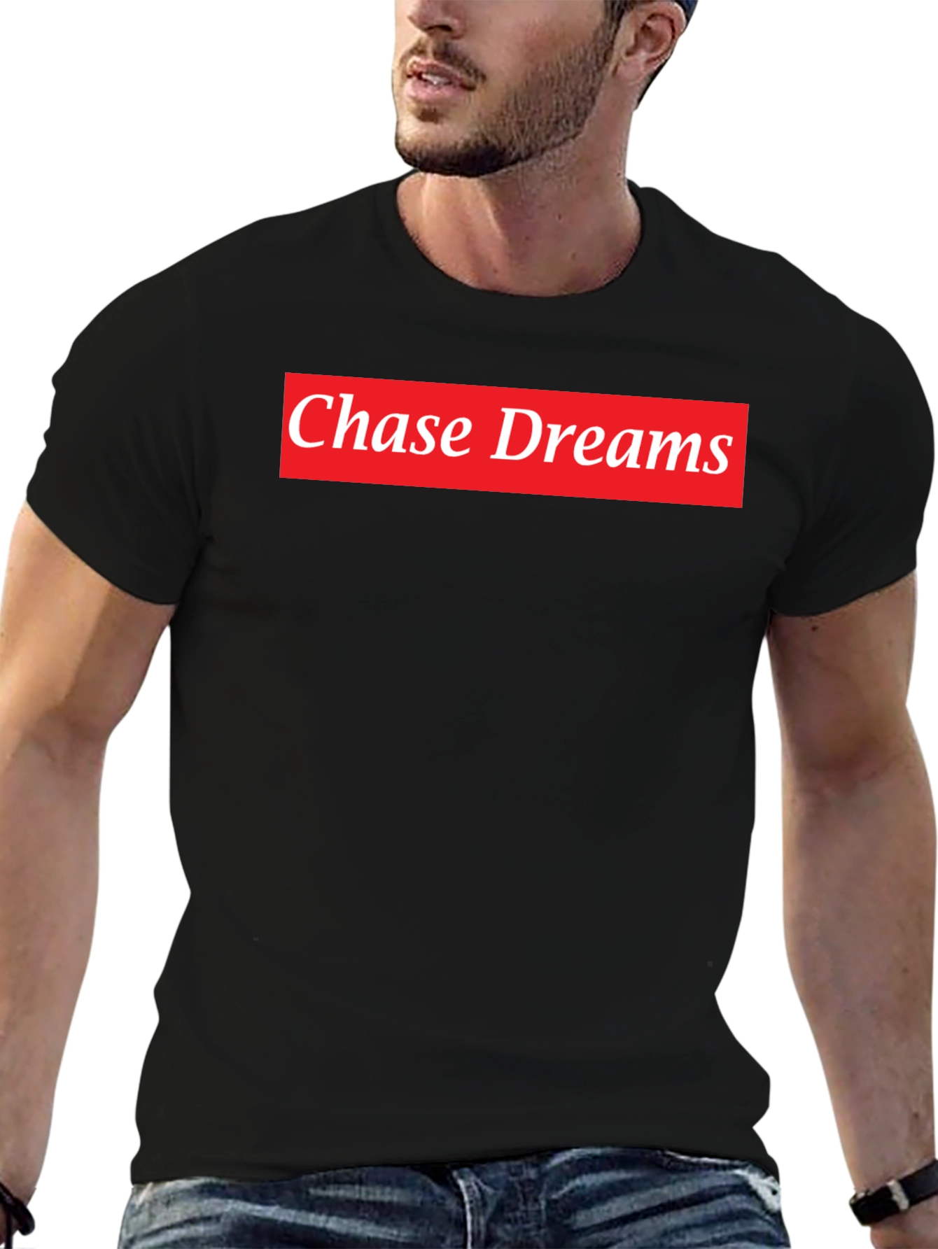 Chase Dreams Graphic Tee - Bold & Stylish