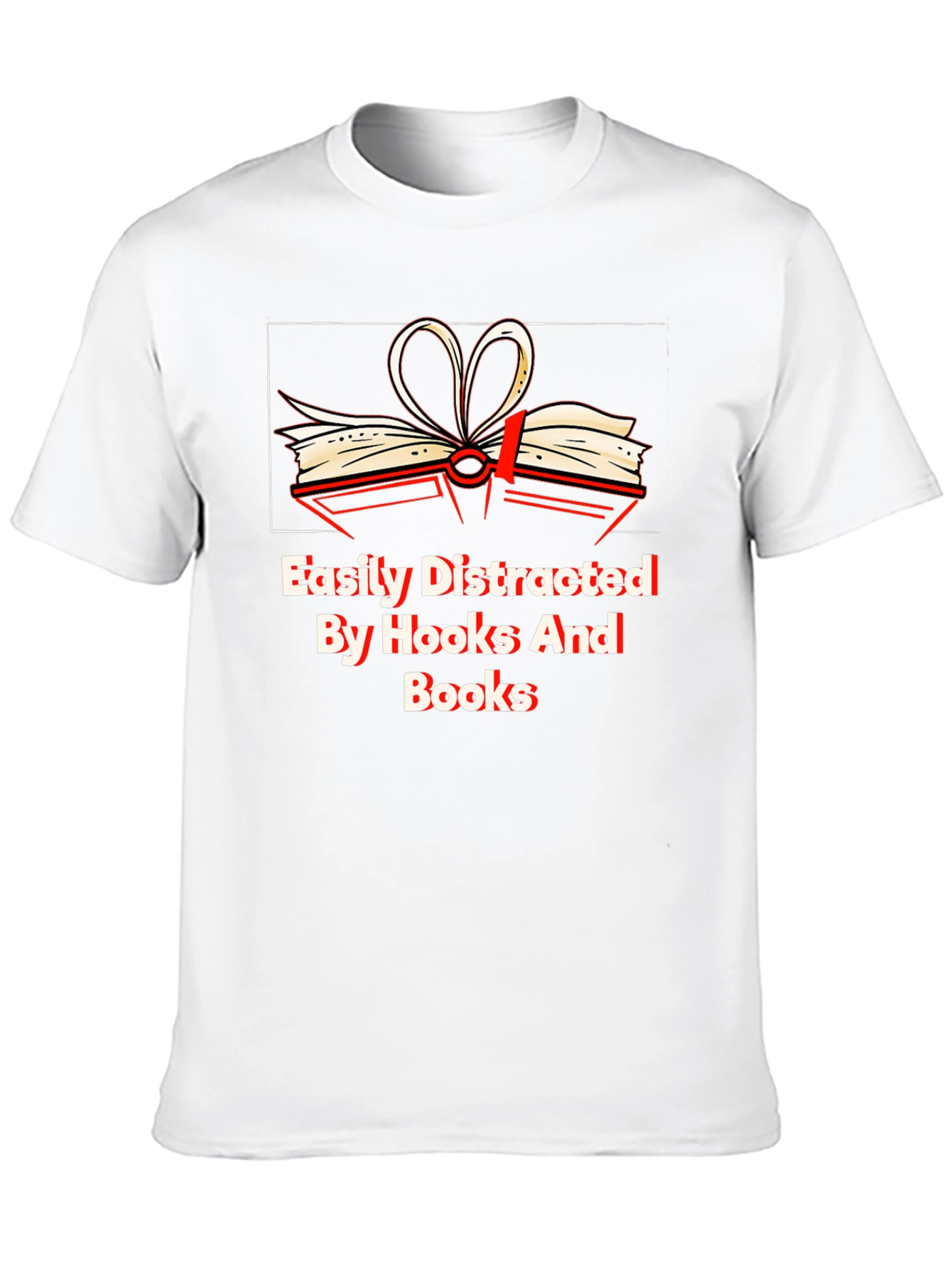 Easily Distracted By Books Graphic Tee