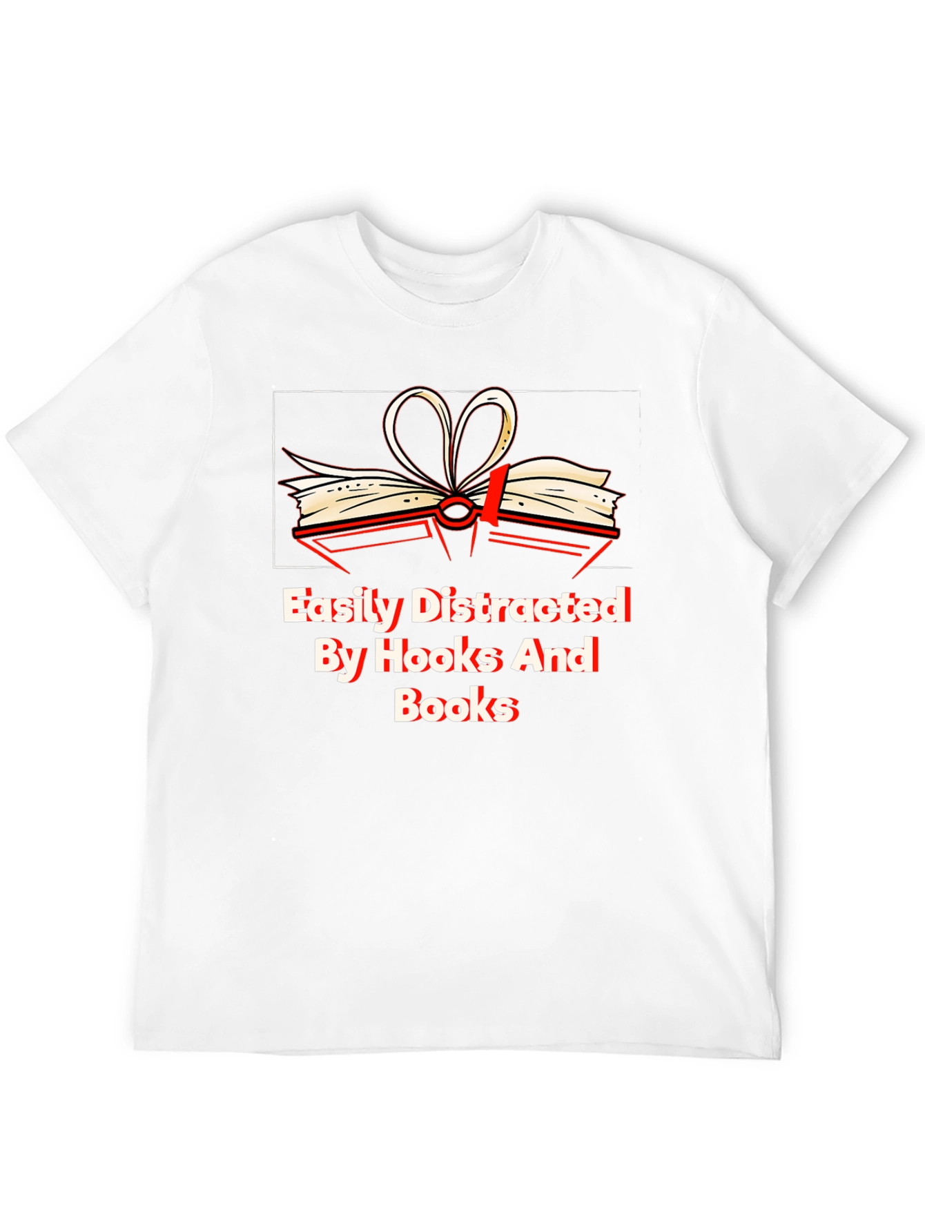 Easily Distracted By Books Graphic Tee