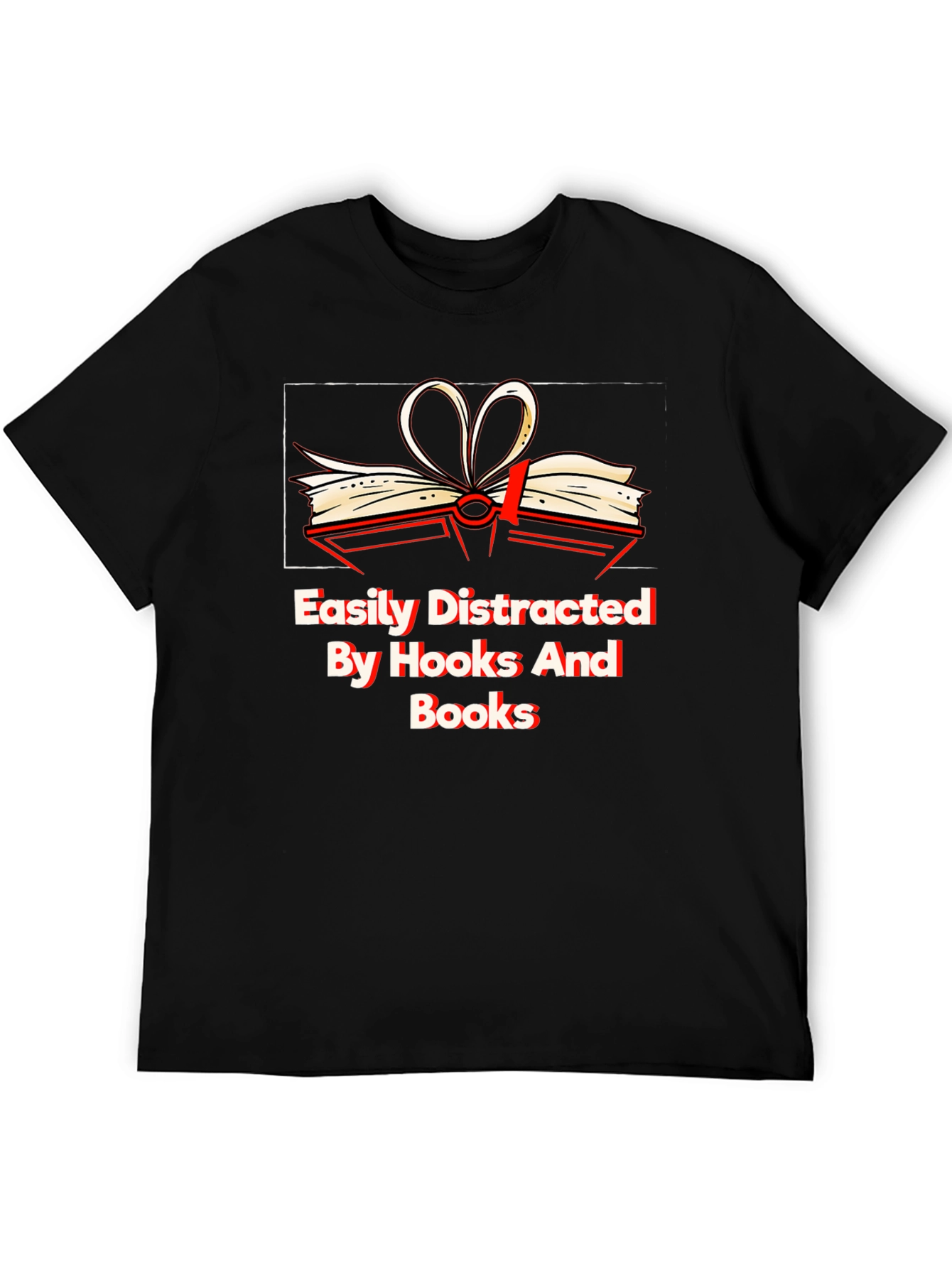 Easily Distracted By Books Graphic Tee