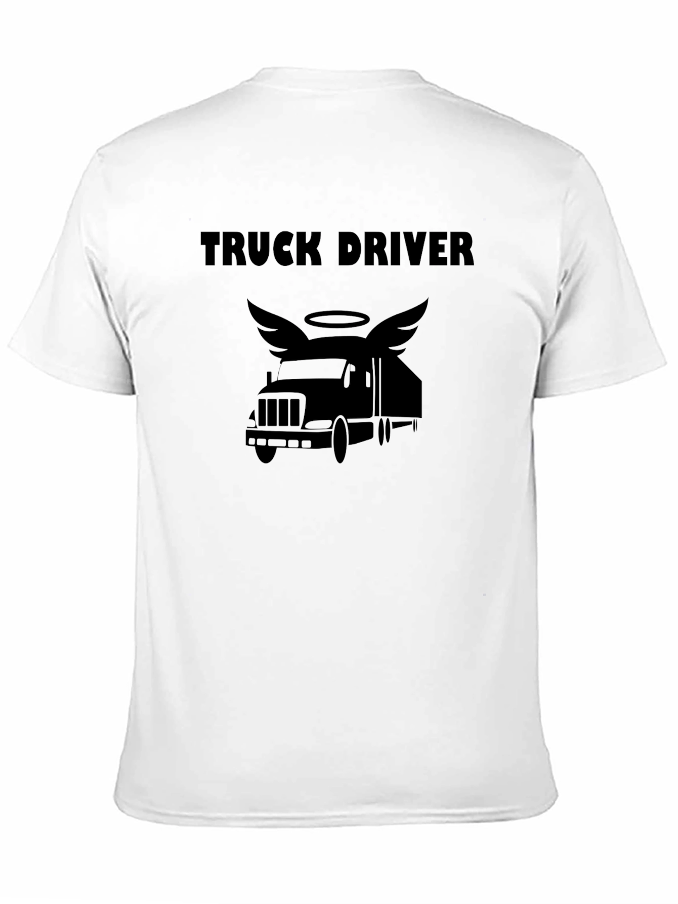 Truck Driver Angel Wings T-Shirt