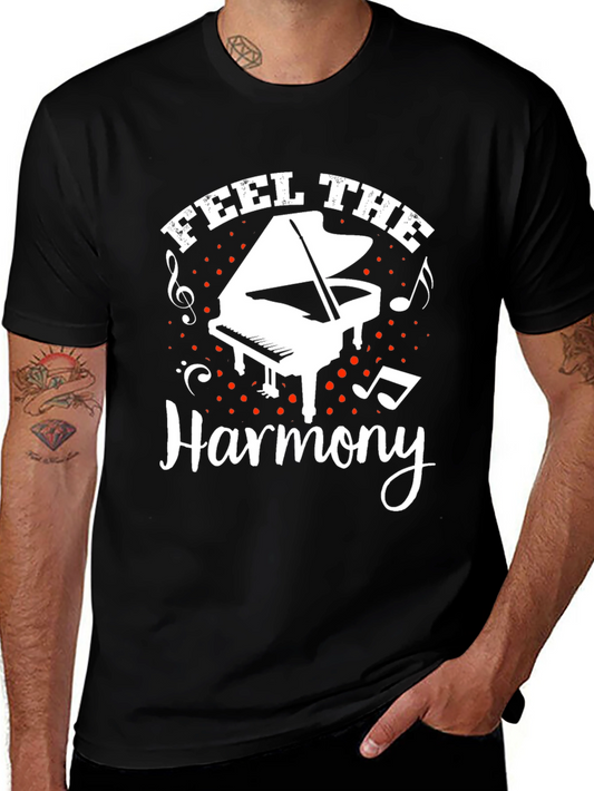Feel The Harmony Piano T-Shirt