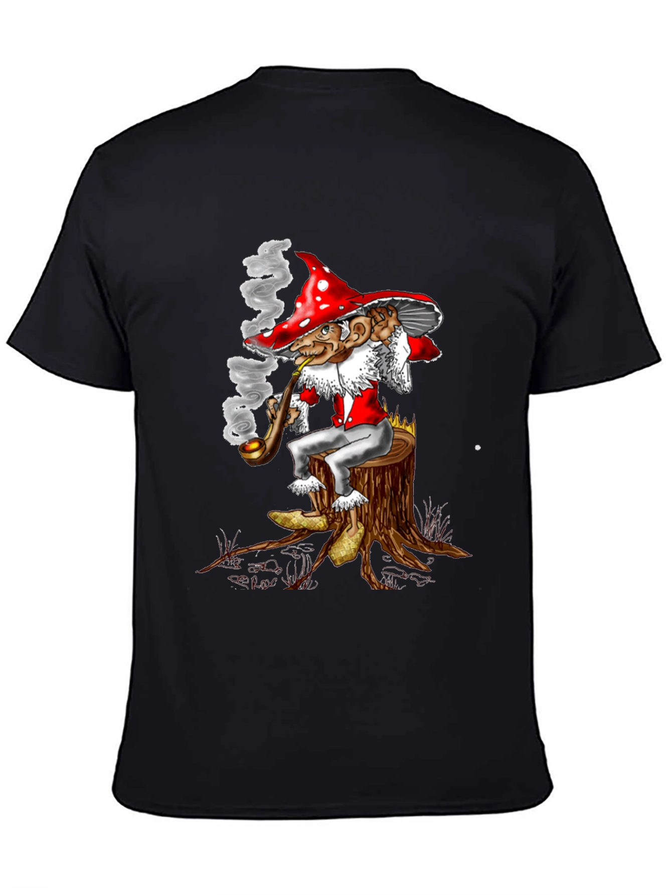 Mushroom Gnome Tee - Whimsical Graphic Print