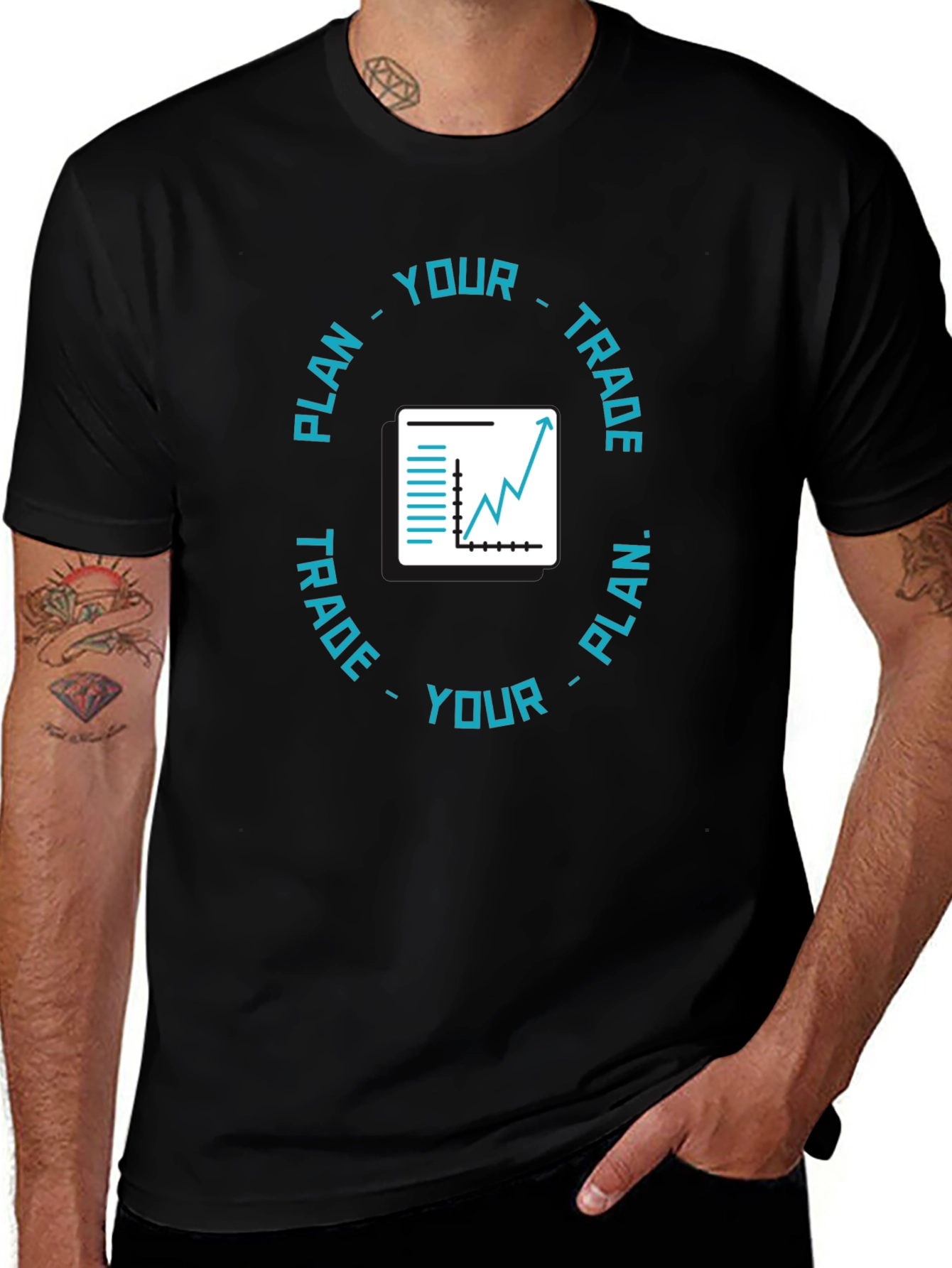 Plan Your Trade Black T-Shirt