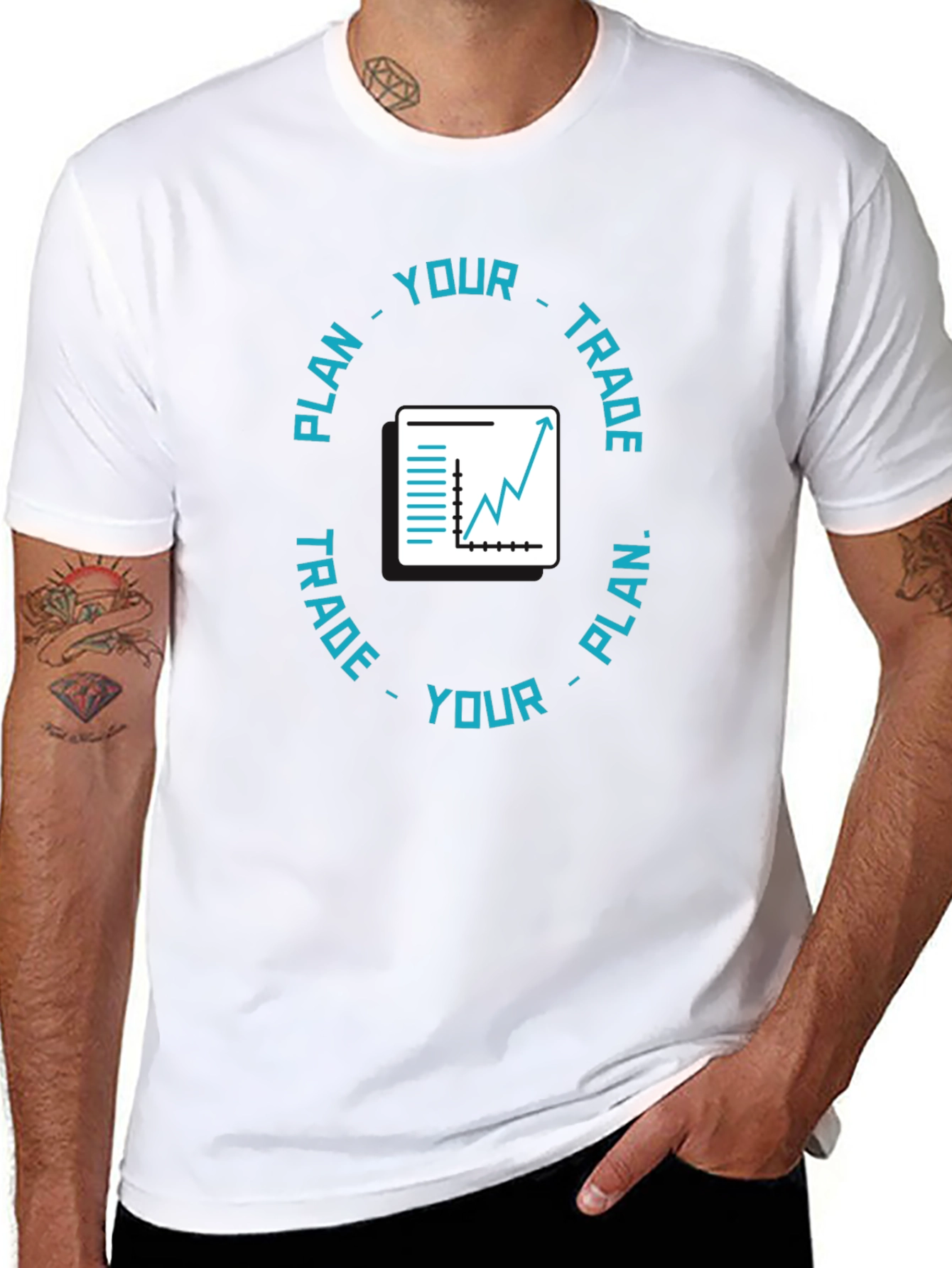 Plan Your Trade Black T-Shirt