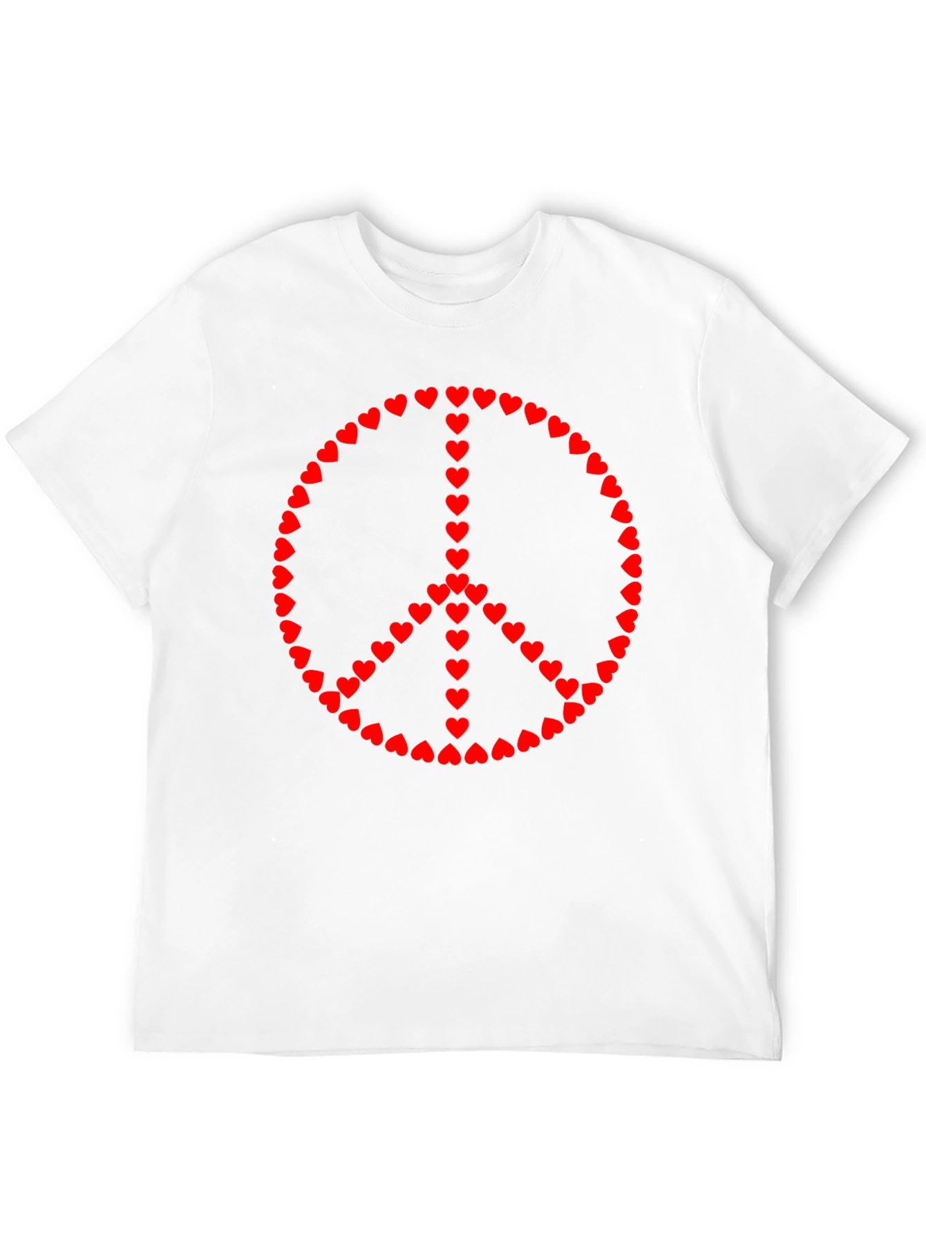 Heart Peace Sign Black T-Shirt