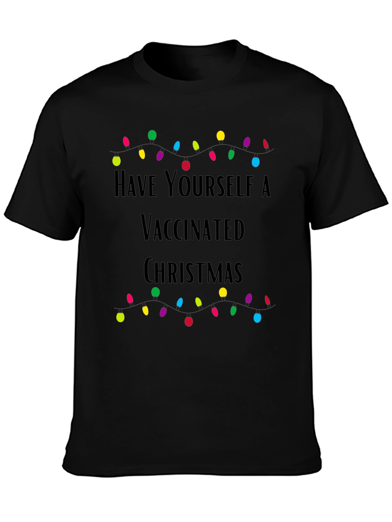 Vaccinated Christmas T-Shirt Holiday Tee