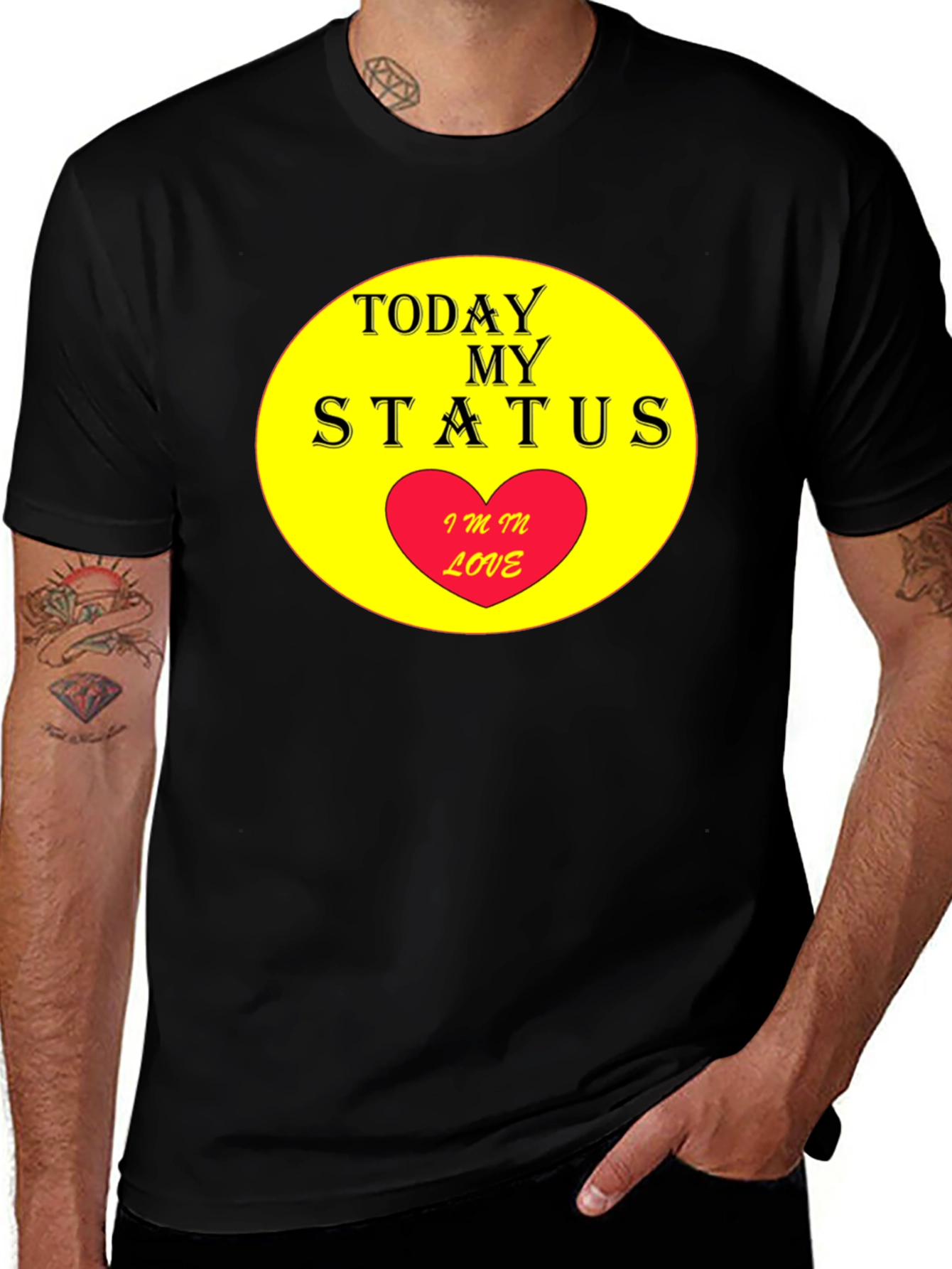 Today My Status: Im In Love T-Shirt