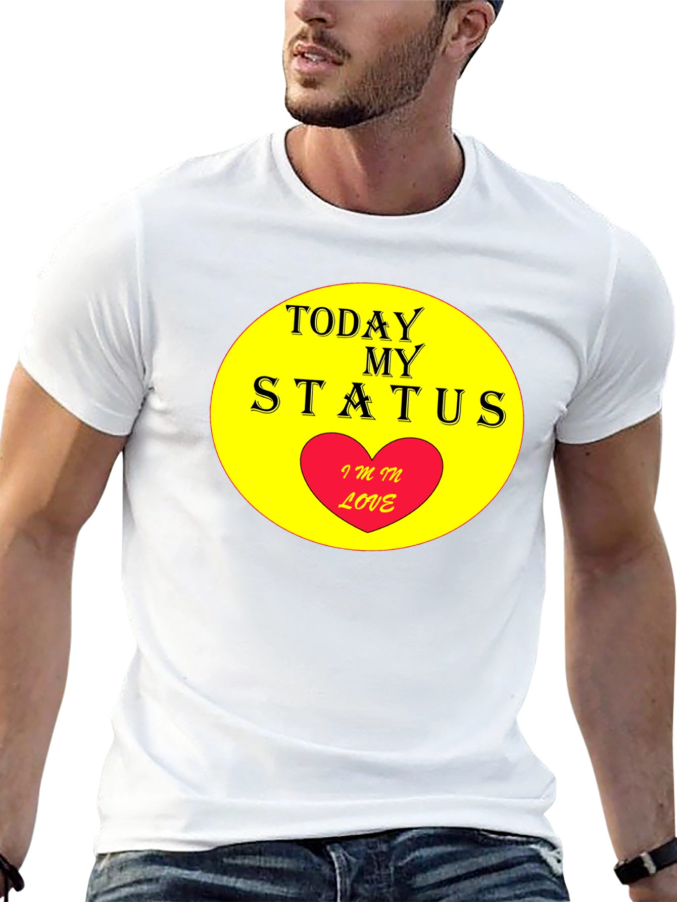 Today My Status: Im In Love T-Shirt