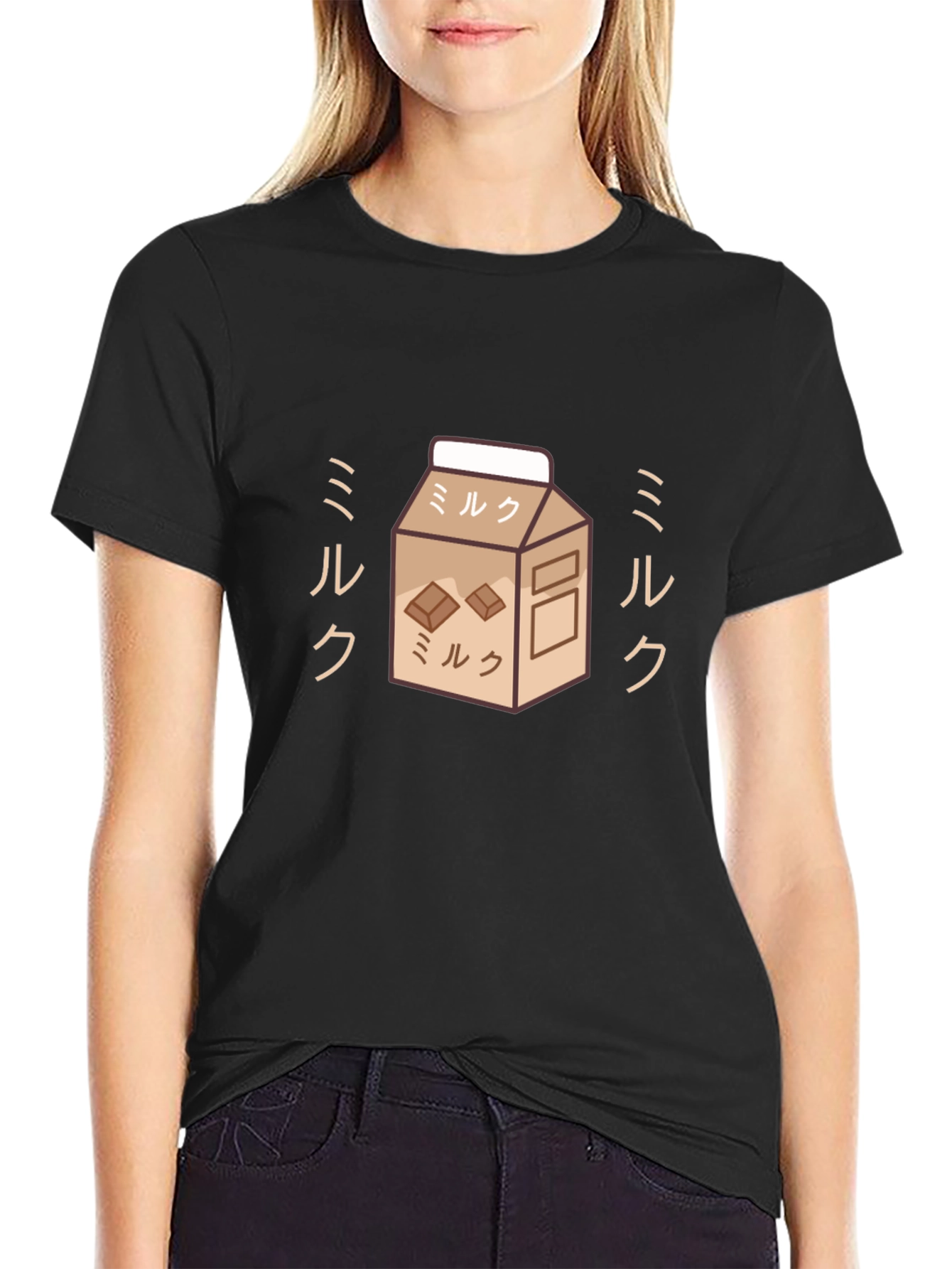 Chocolate Milk T-Shirt - Kawaii Japanese Style