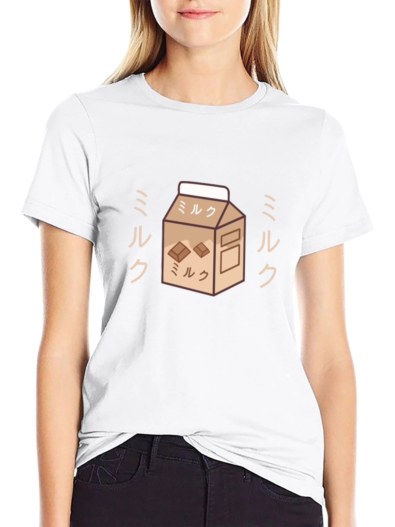 Chocolate Milk T-Shirt - Kawaii Japanese Style