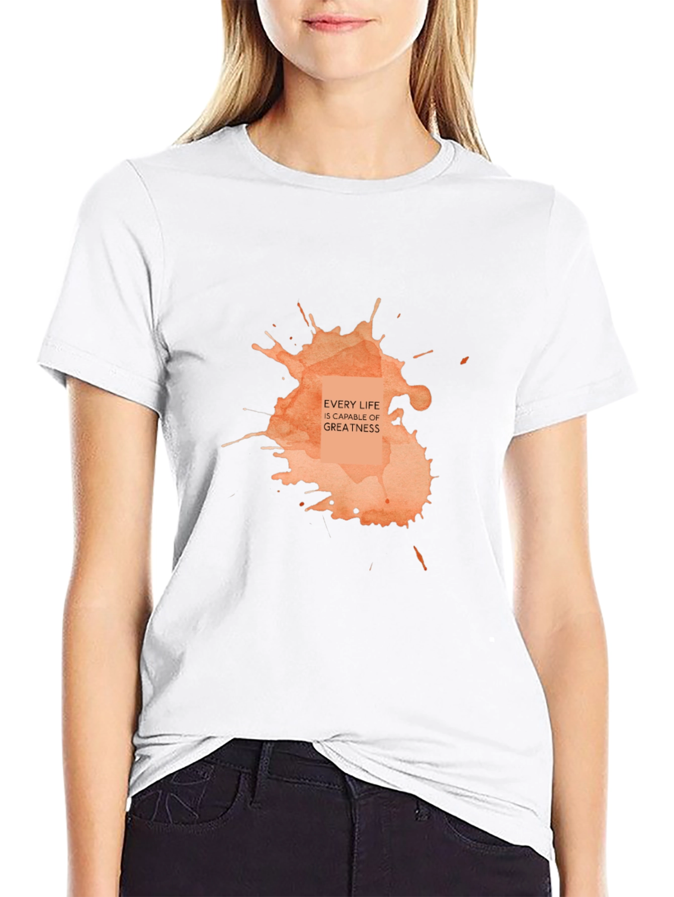 Every Life is Capable of Greatness Black Tee