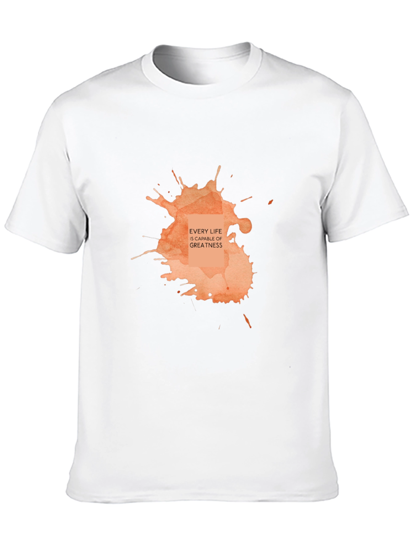 Every Life is Capable of Greatness Black Tee