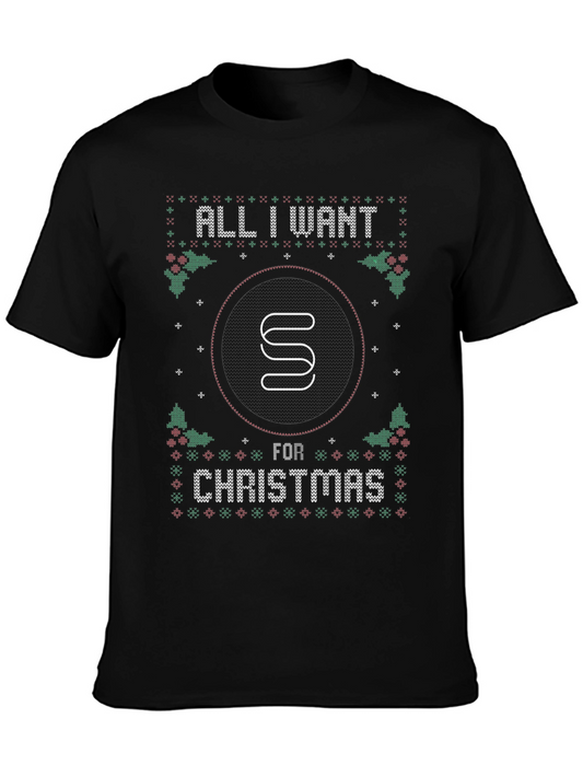 Holiday Crypto Sweat Economy Sweatcoin Ugly Christmas T-Shirt