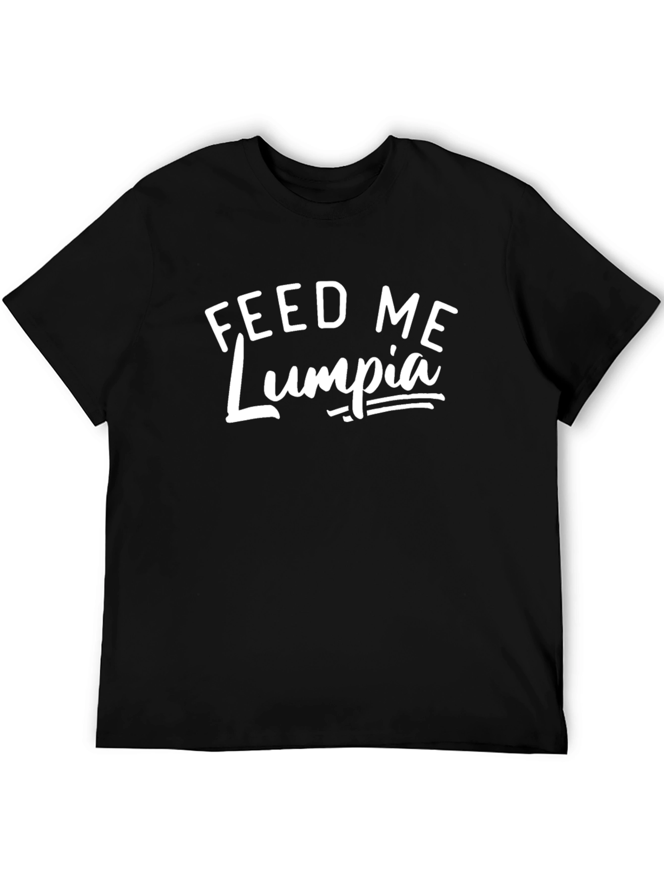 Feed Me Lumpia Black Graphic Tee