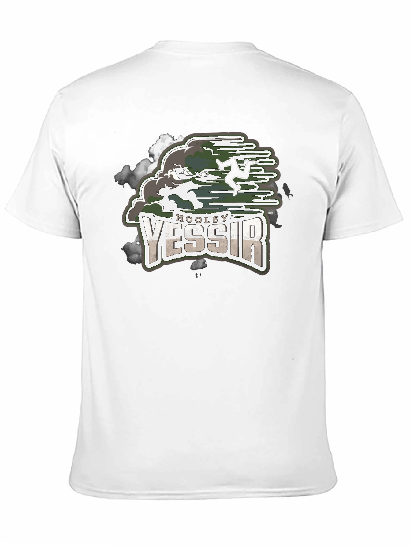 Hooley Yessir Graphic T-Shirt - Isle of Man Design
