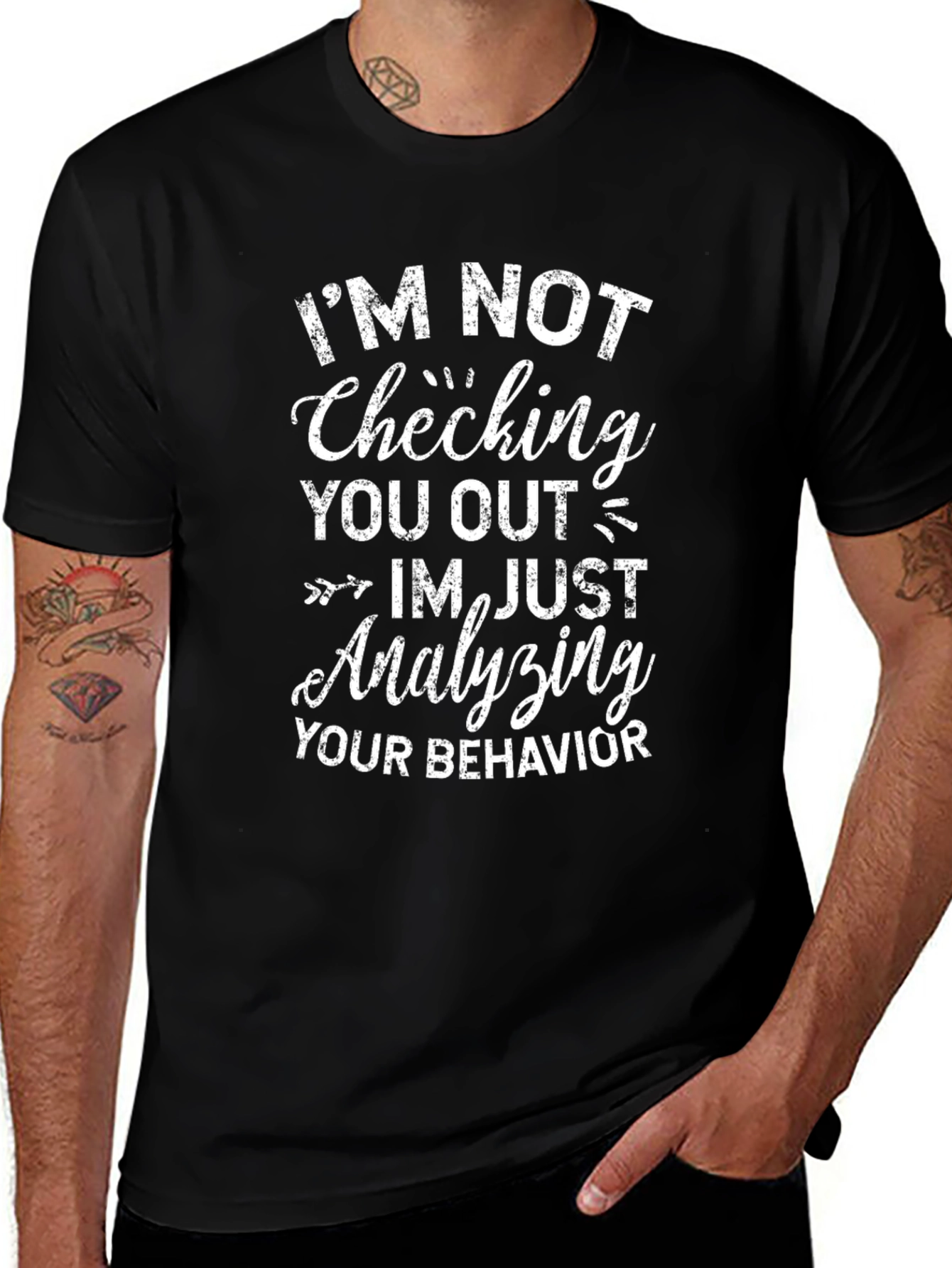 Funny Analyzing Behavior Graphic Tee