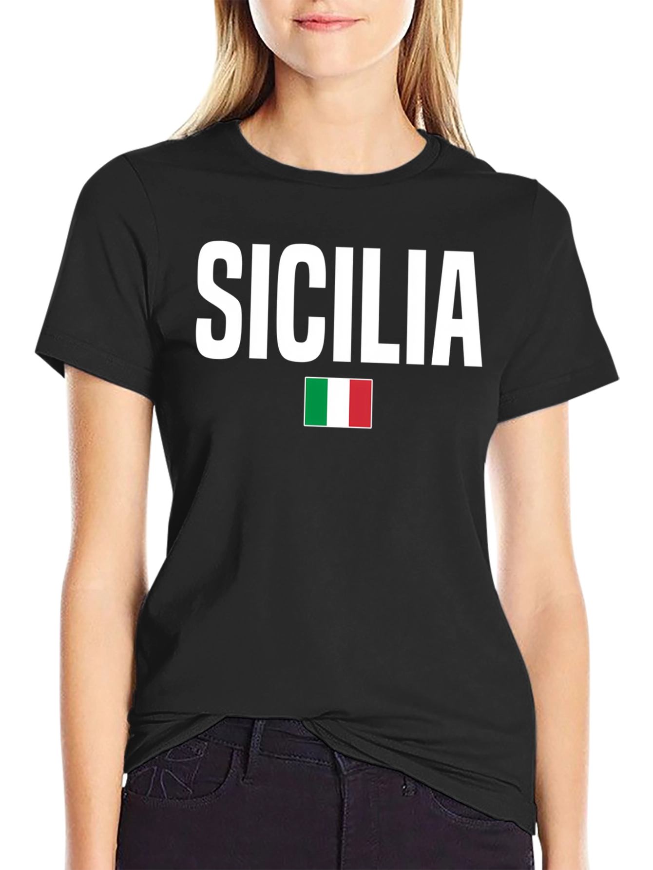 Sicilia Italian Flag T-Shirt