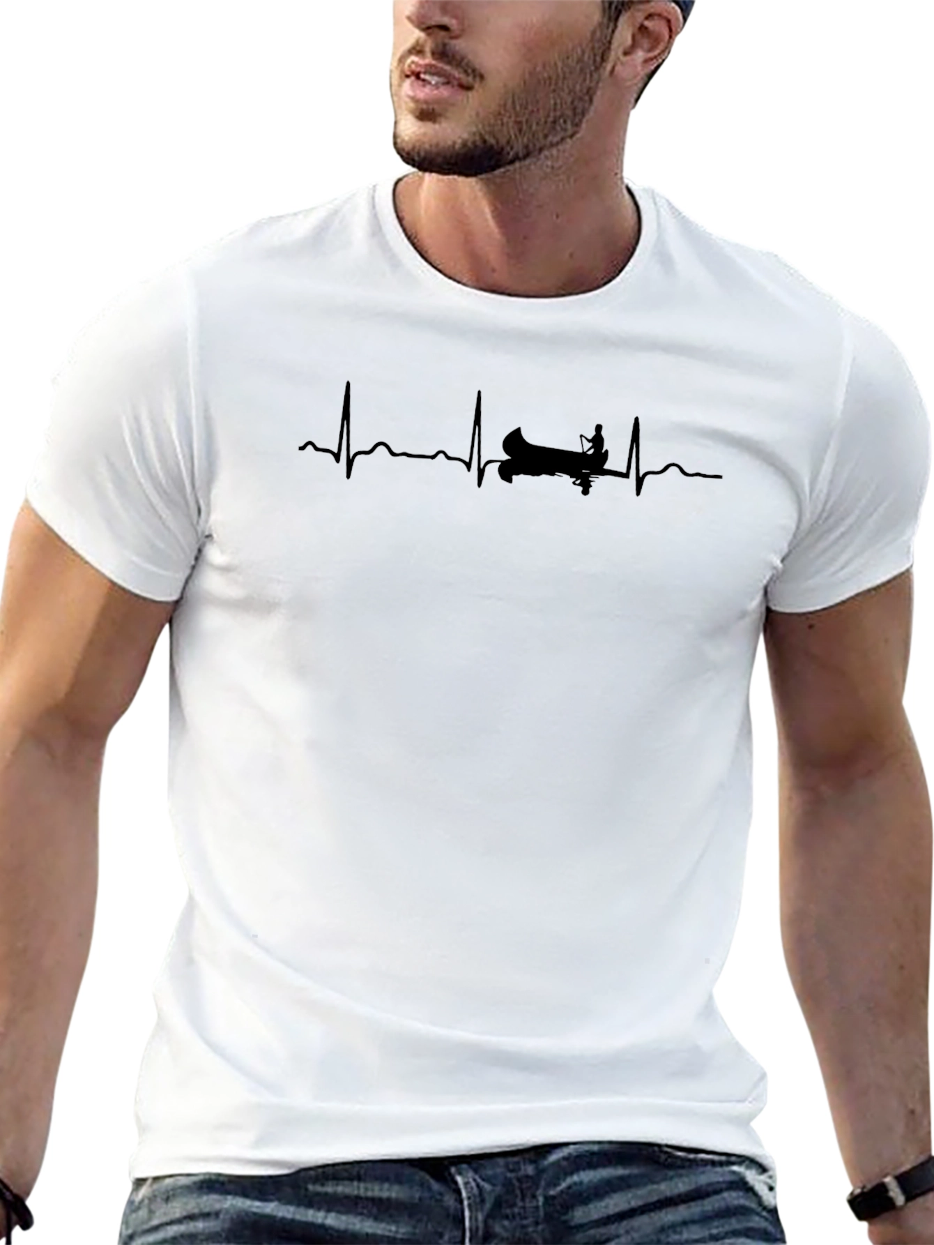 Heartbeat Canoe Graphic Tee