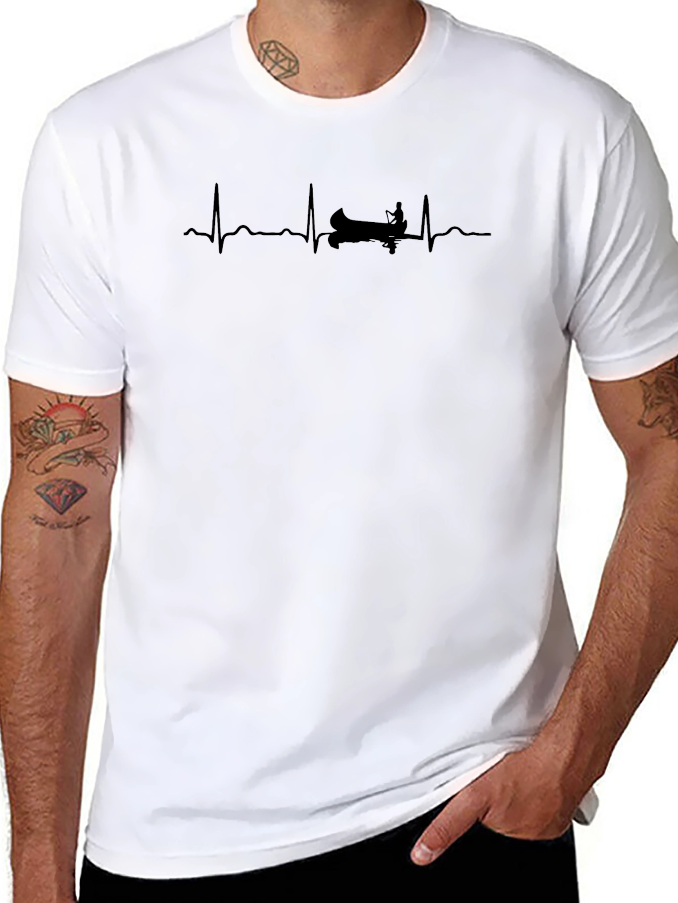 Heartbeat Canoe Graphic Tee