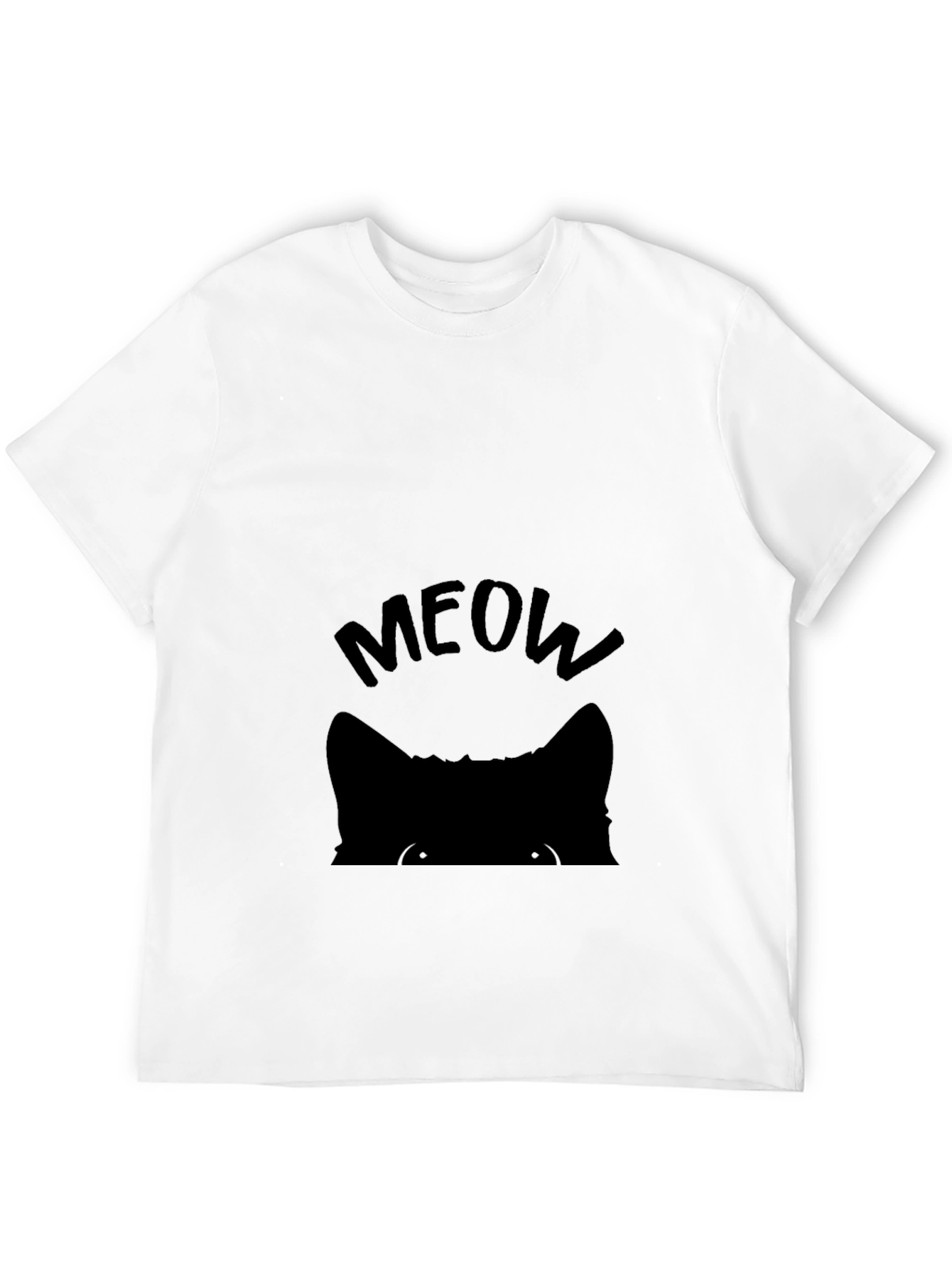 Meow Cat Silhouette T-Shirt