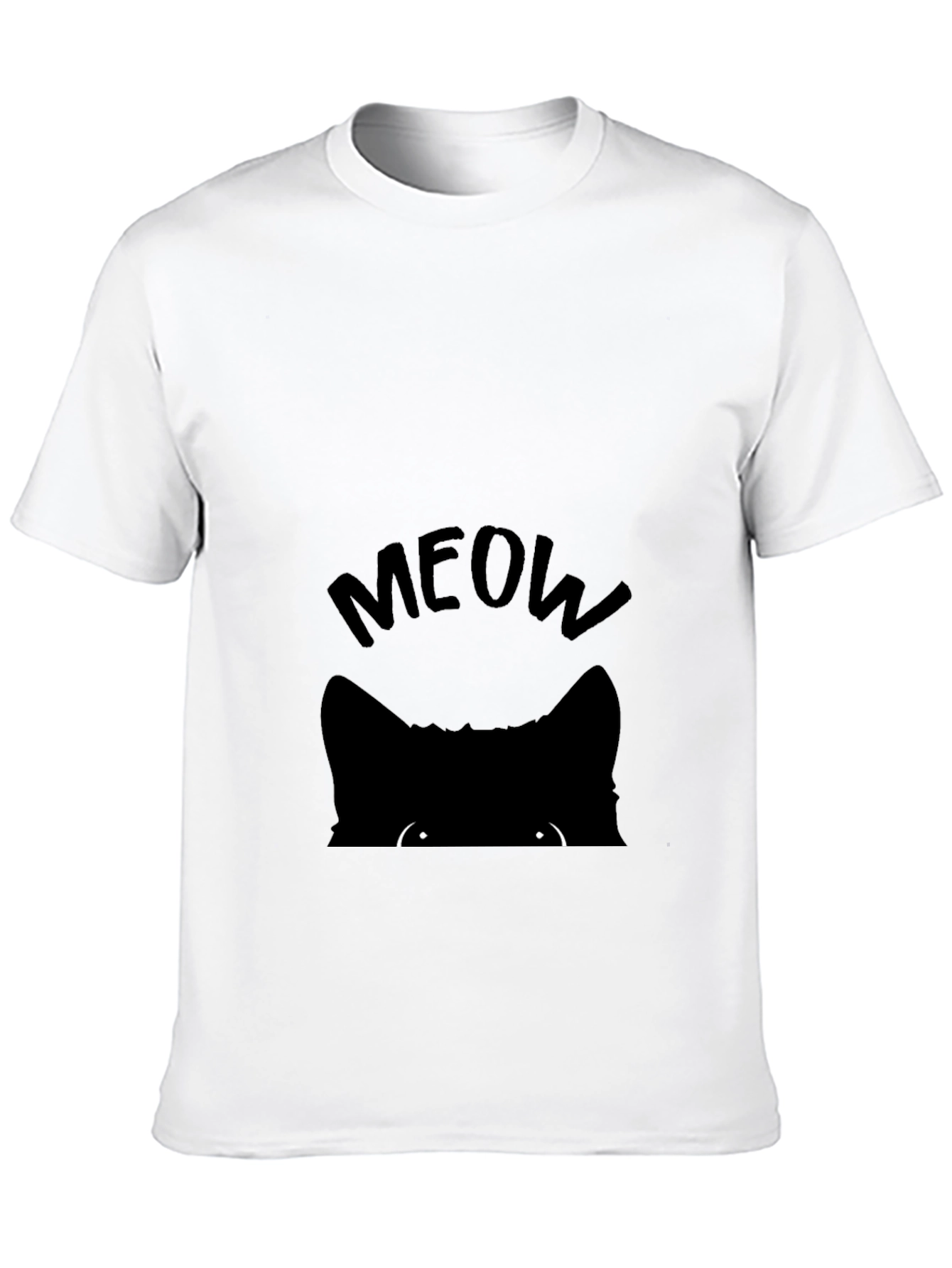 Meow Cat Silhouette T-Shirt