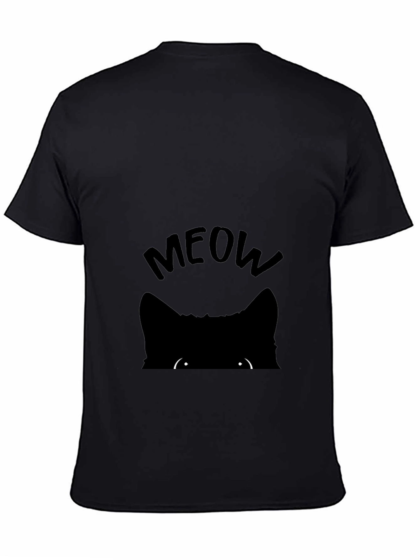 Meow Cat Silhouette T-Shirt