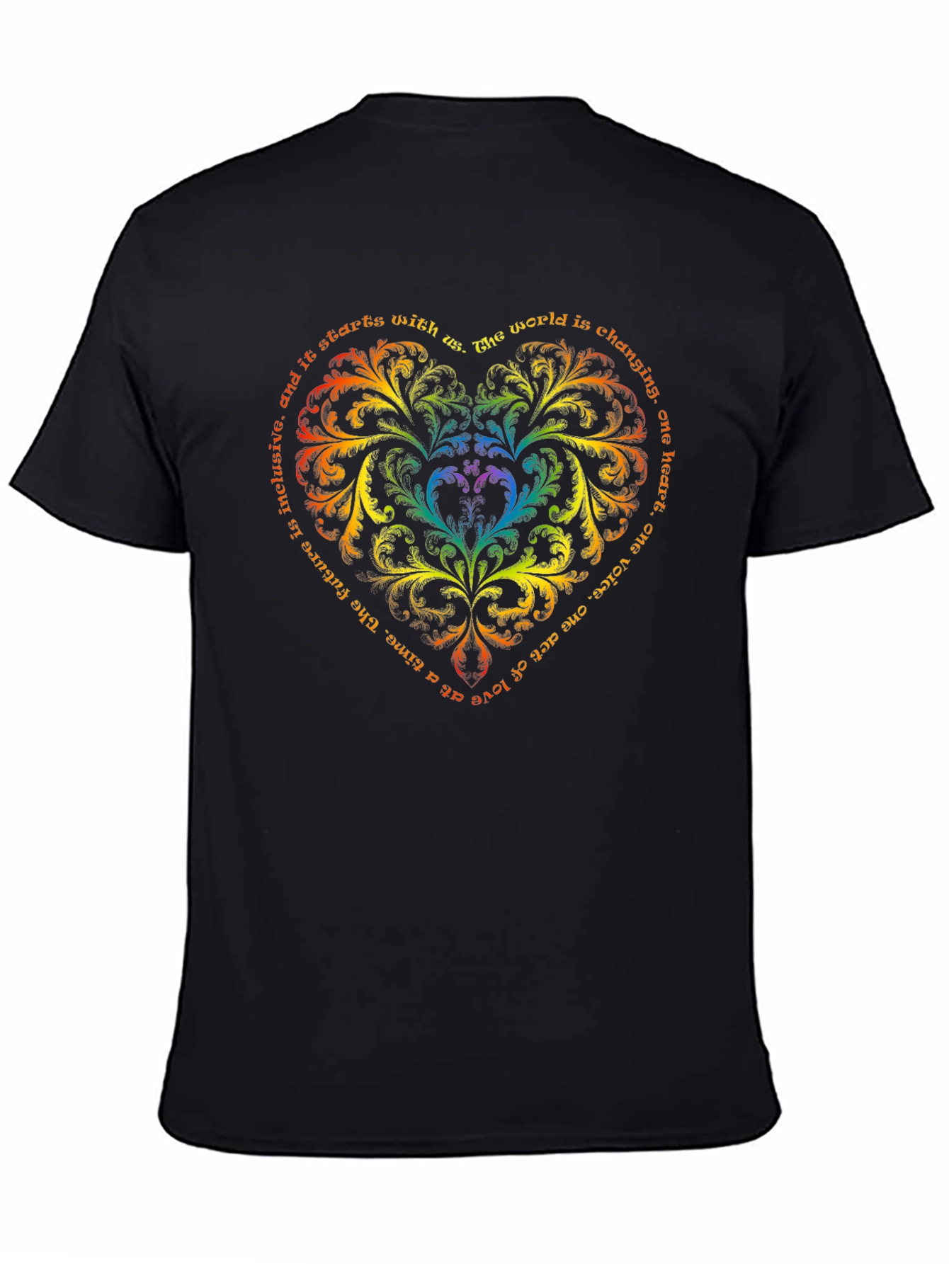 Inclusive Heart T-Shirt: Change the World