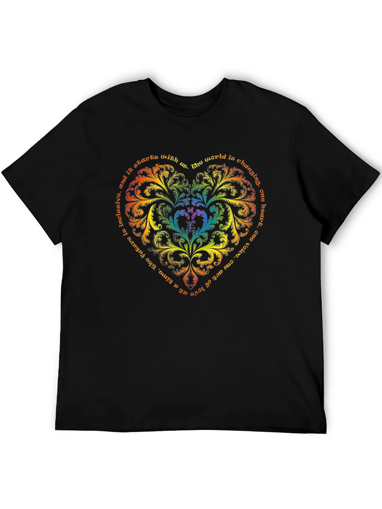 Inclusive Heart T-Shirt: Change the World