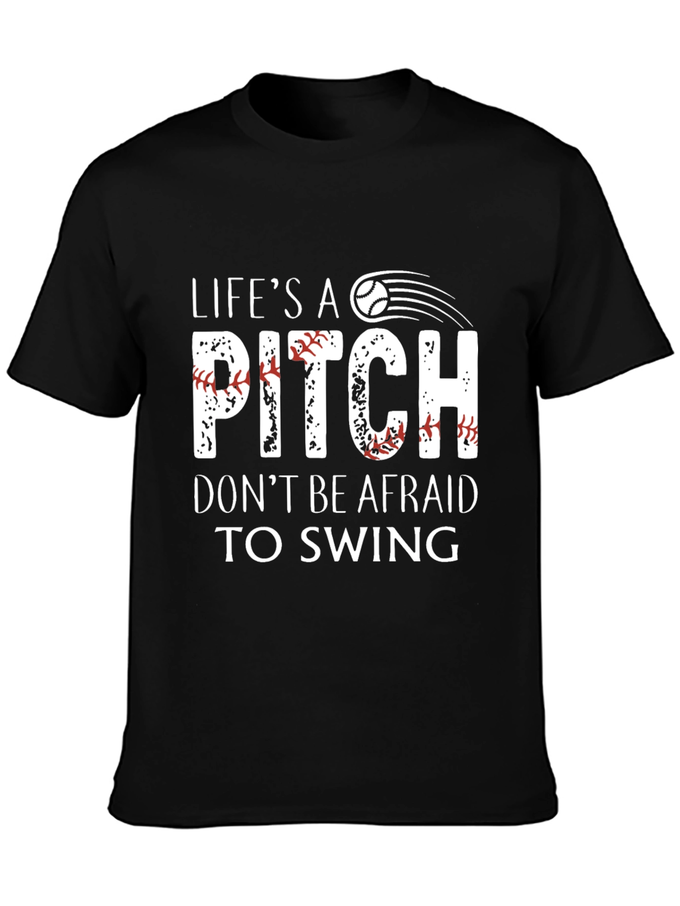 Lifes A Pitch Baseball T-Shirt