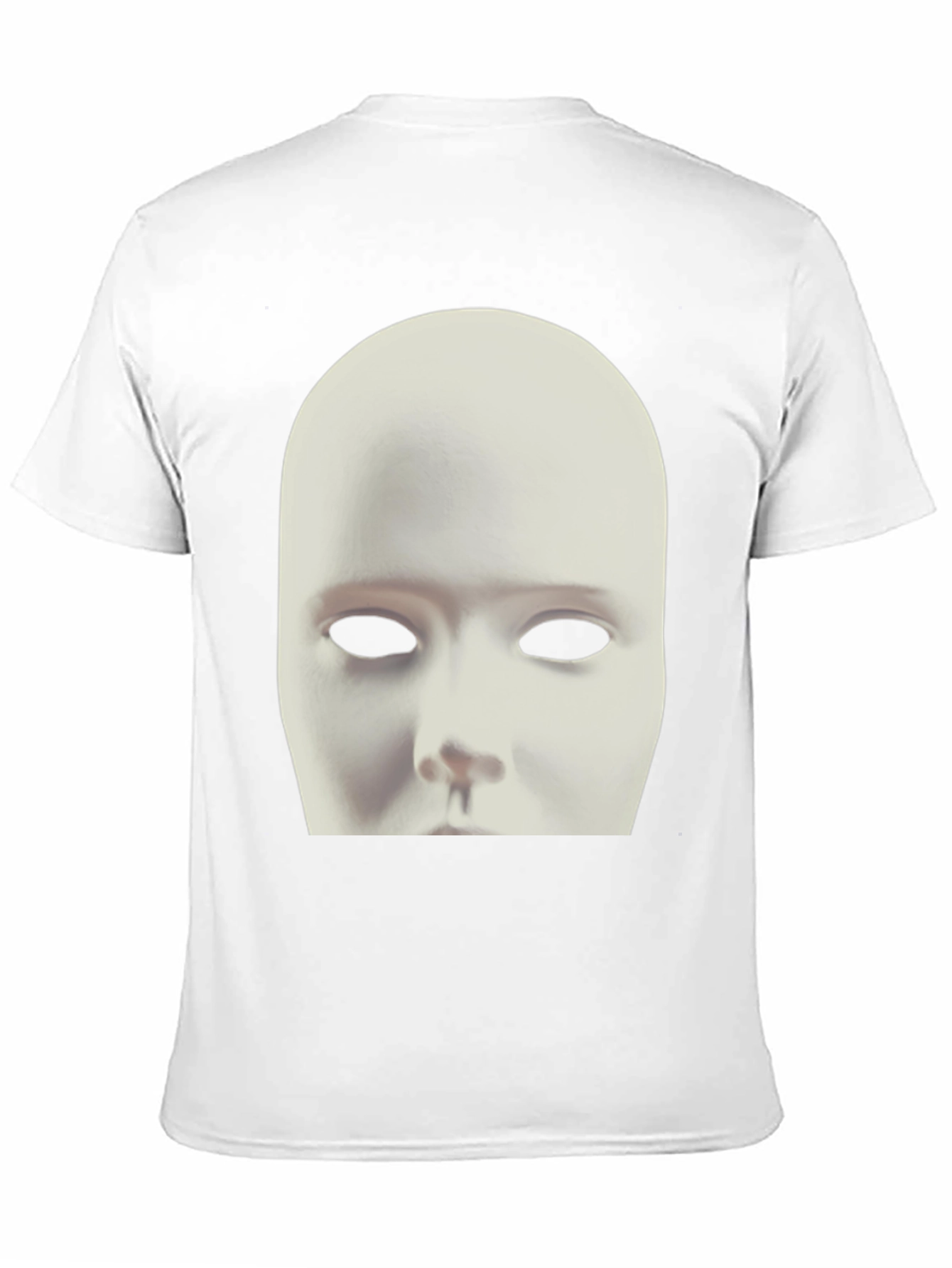 Mysterious Mask Graphic Tee - Unisex Black T-Shirt