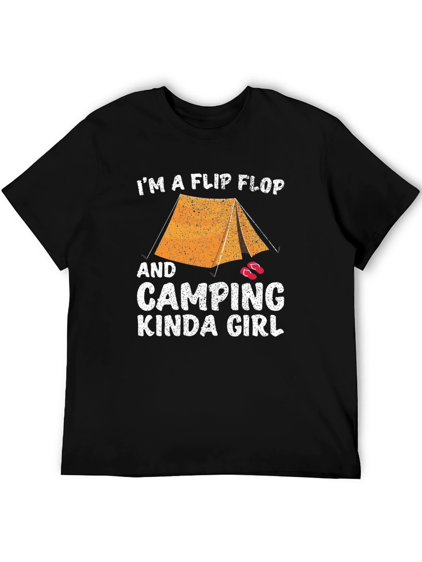 Camping Kinda Girl Tee - Flip Flop Tent