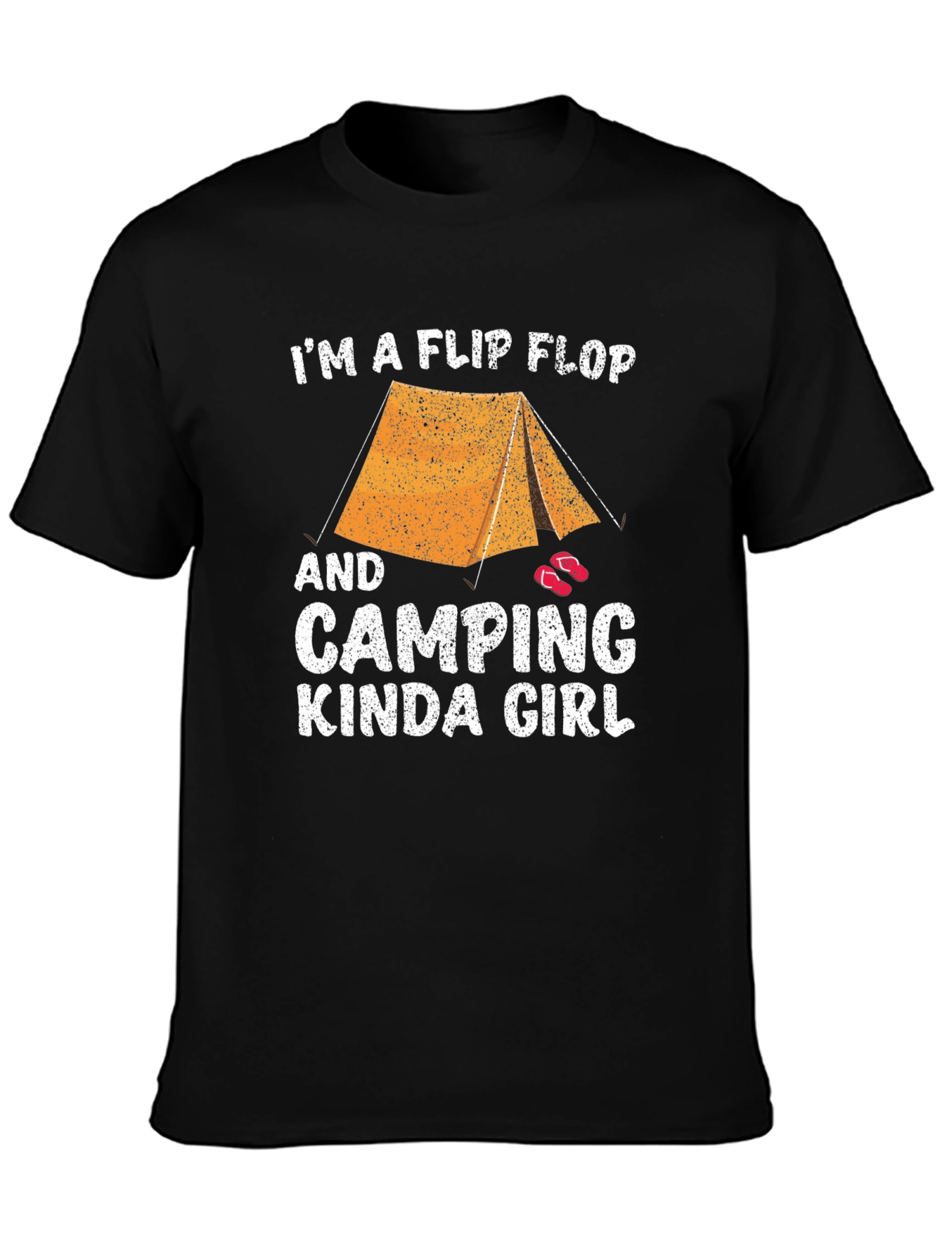 Camping Kinda Girl Tee - Flip Flop Tent