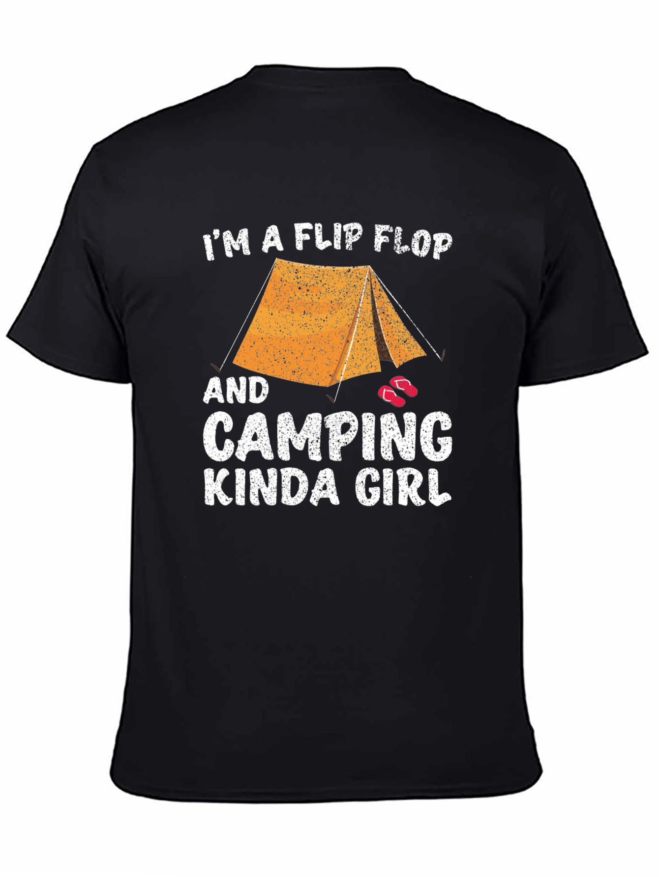 Camping Kinda Girl Tee - Flip Flop Tent