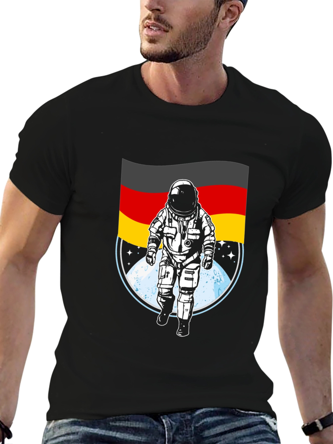 German Astronaut T-Shirt - Space Travel Souvenir