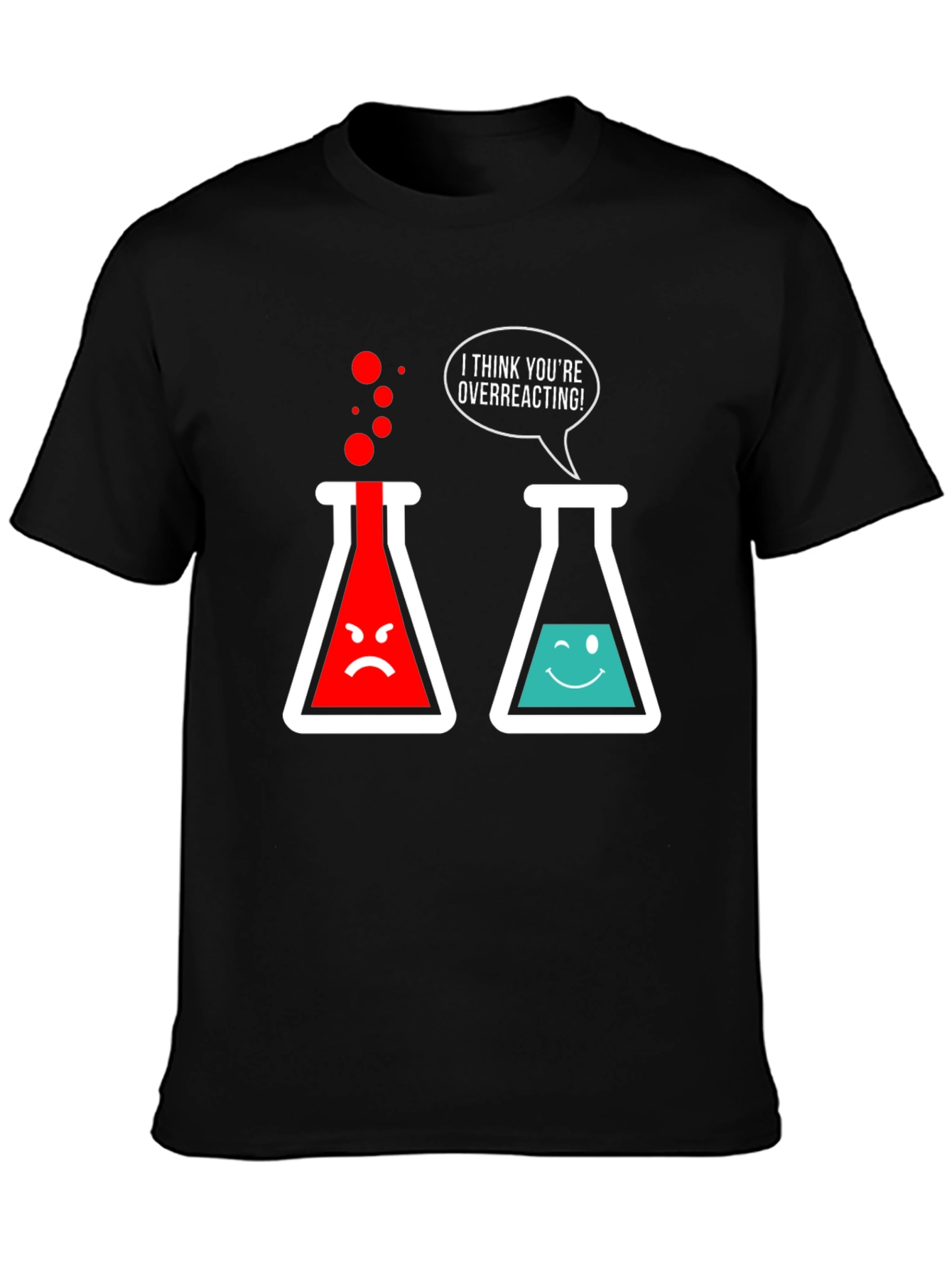 Overreacting Chemistry T-Shirt - Funny Science Tee