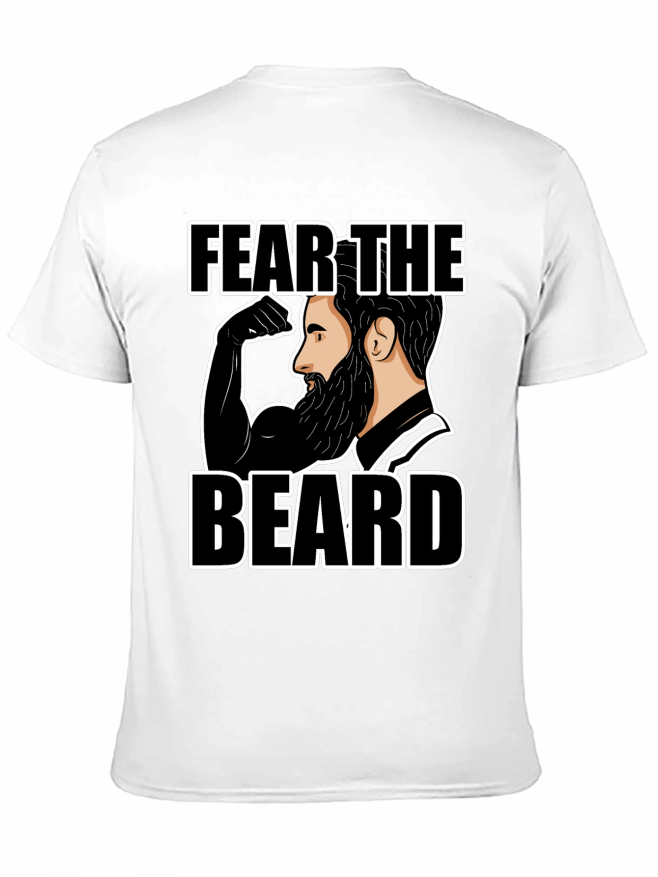 Fear the Beard T-Shirt - Black Graphic Tee