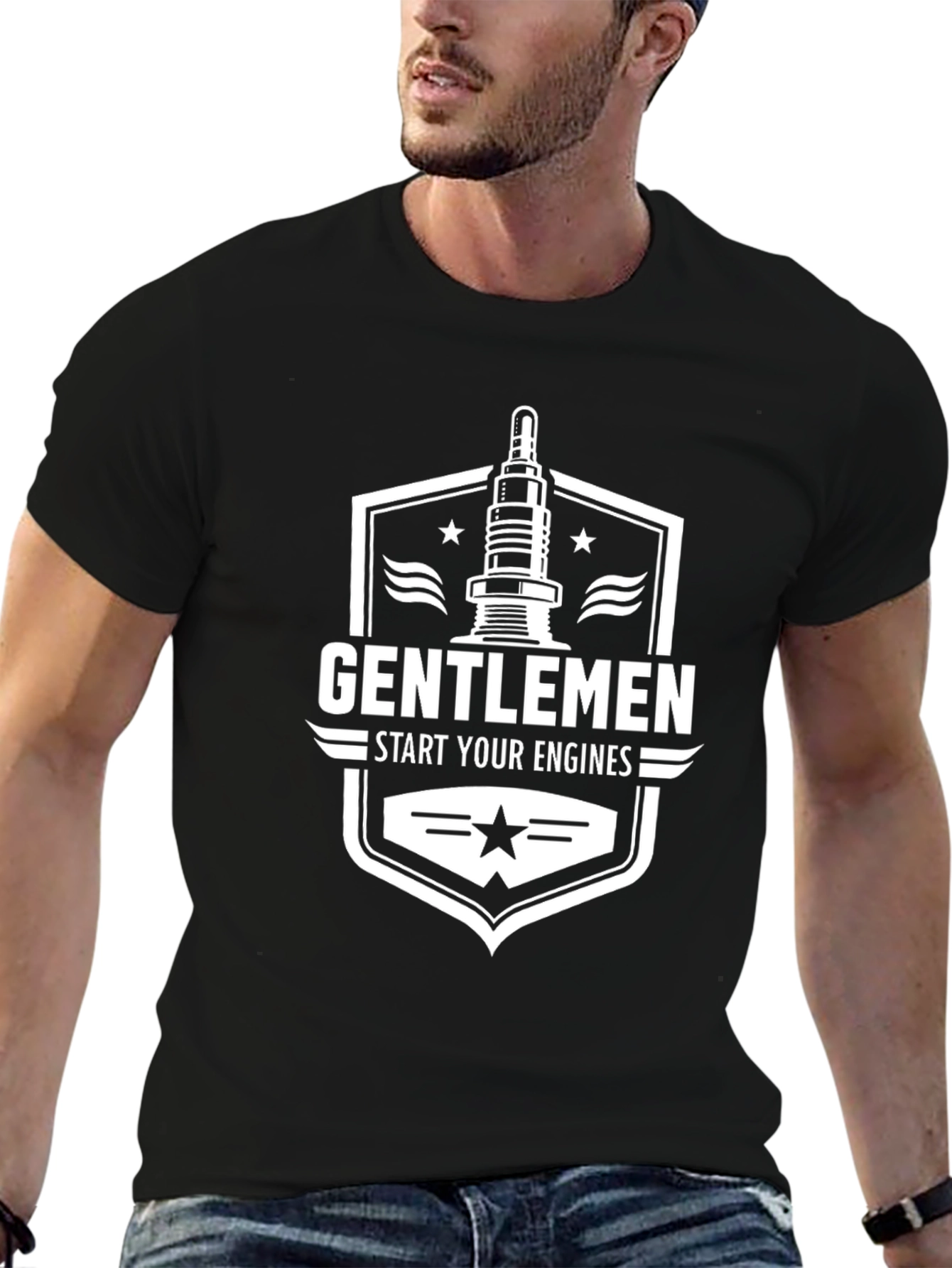 Gentlemen Start Your Engines Graphic Tee