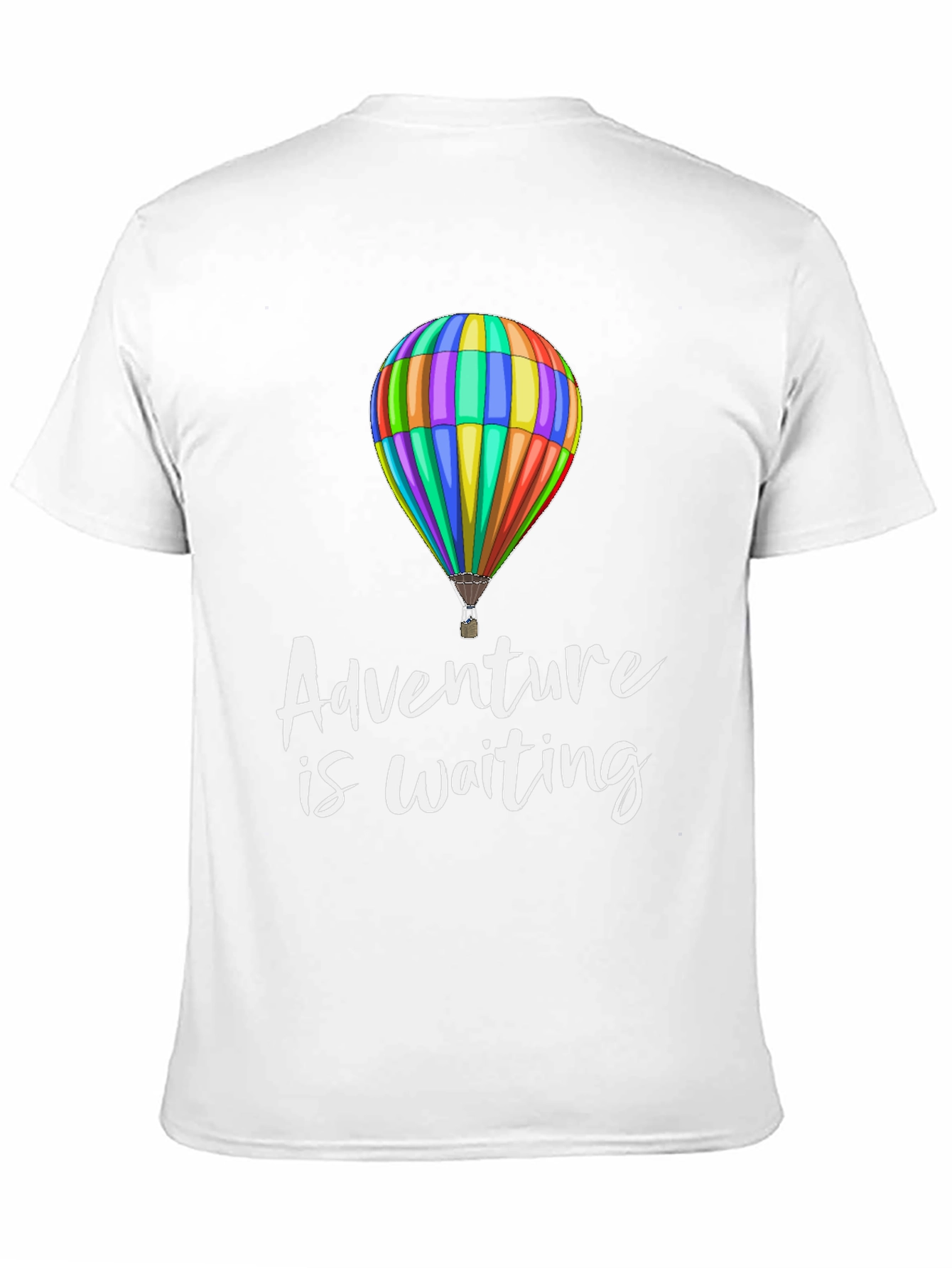 Adventure is Waiting Hot Air Balloon Graphic Tee