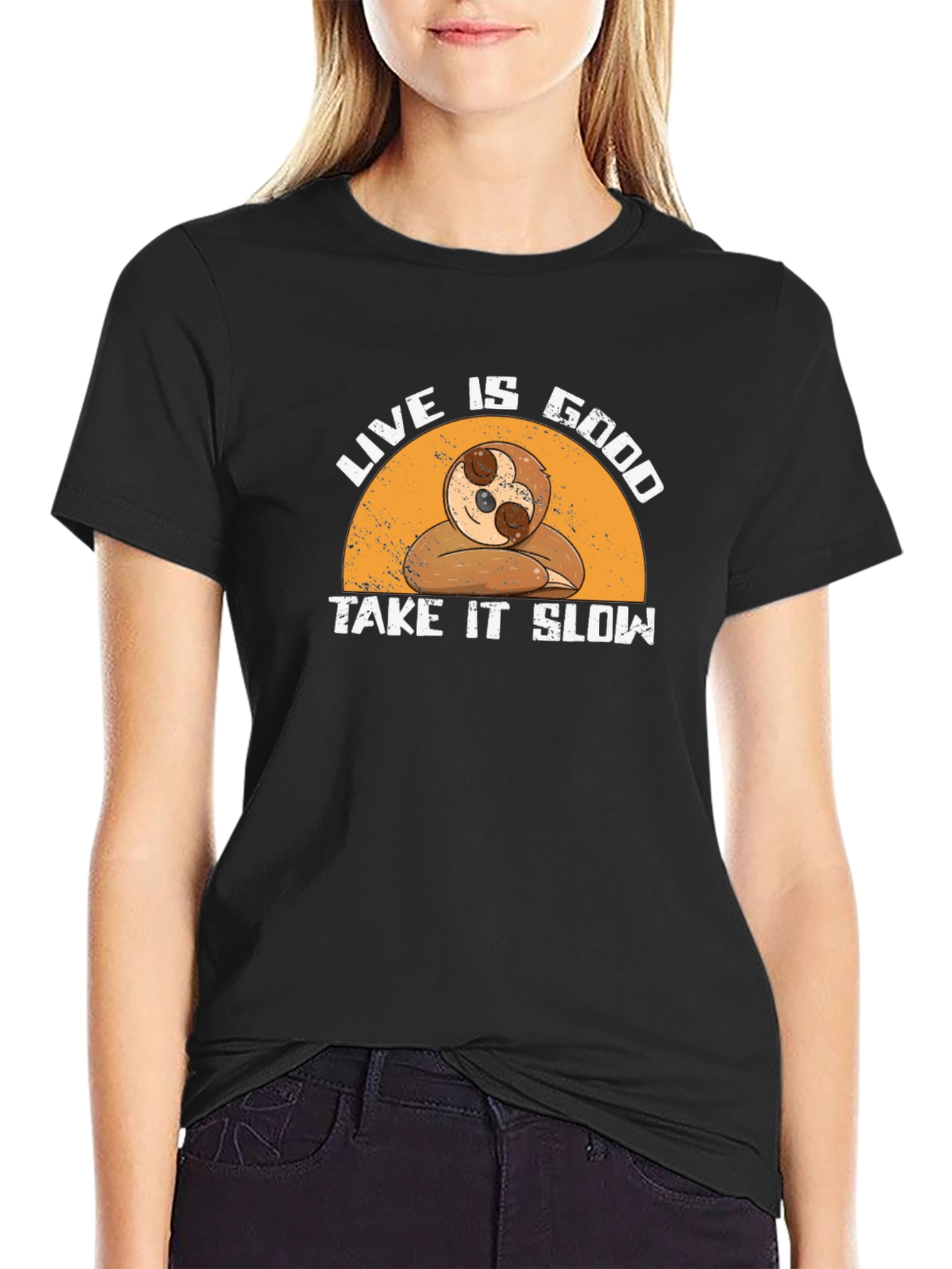 Live is Good Sloth T-Shirt - Take It Slow!