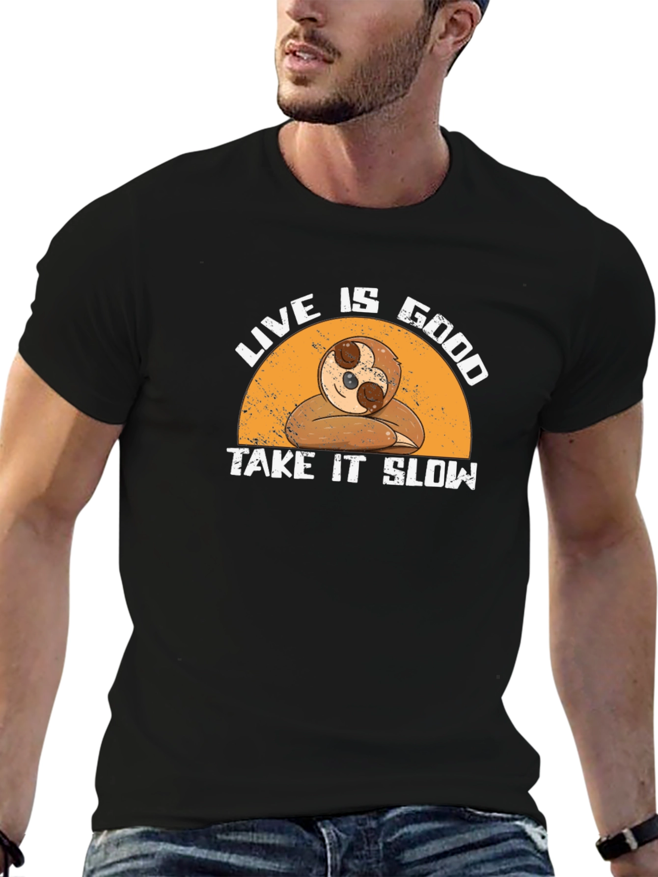 Live is Good Sloth T-Shirt - Take It Slow!