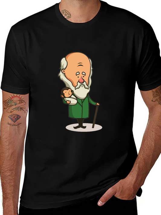 Charles Darwin & Ape Evolution T-Shirt