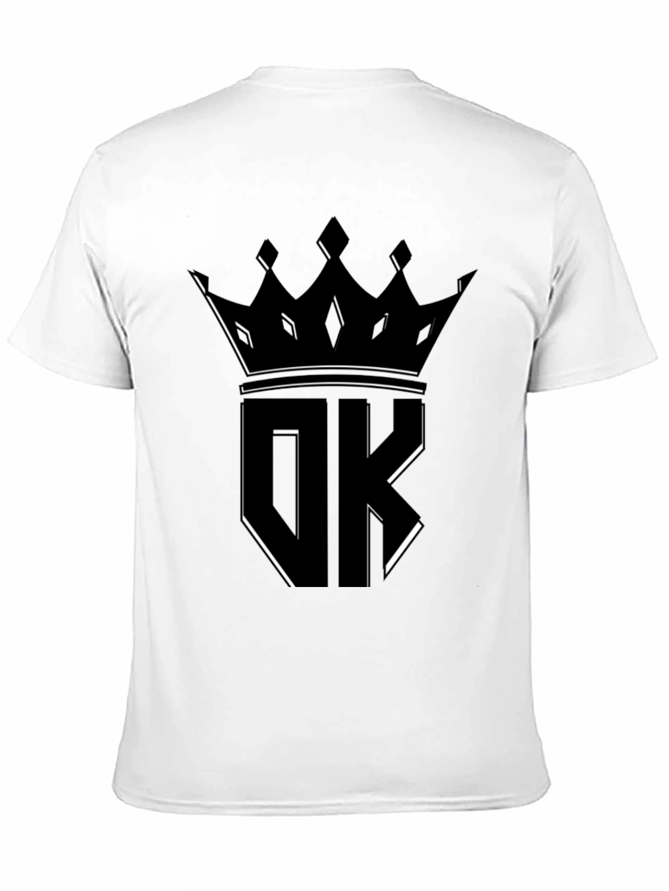 Crown OK Black Graphic Tee - Stylish Streetwear
