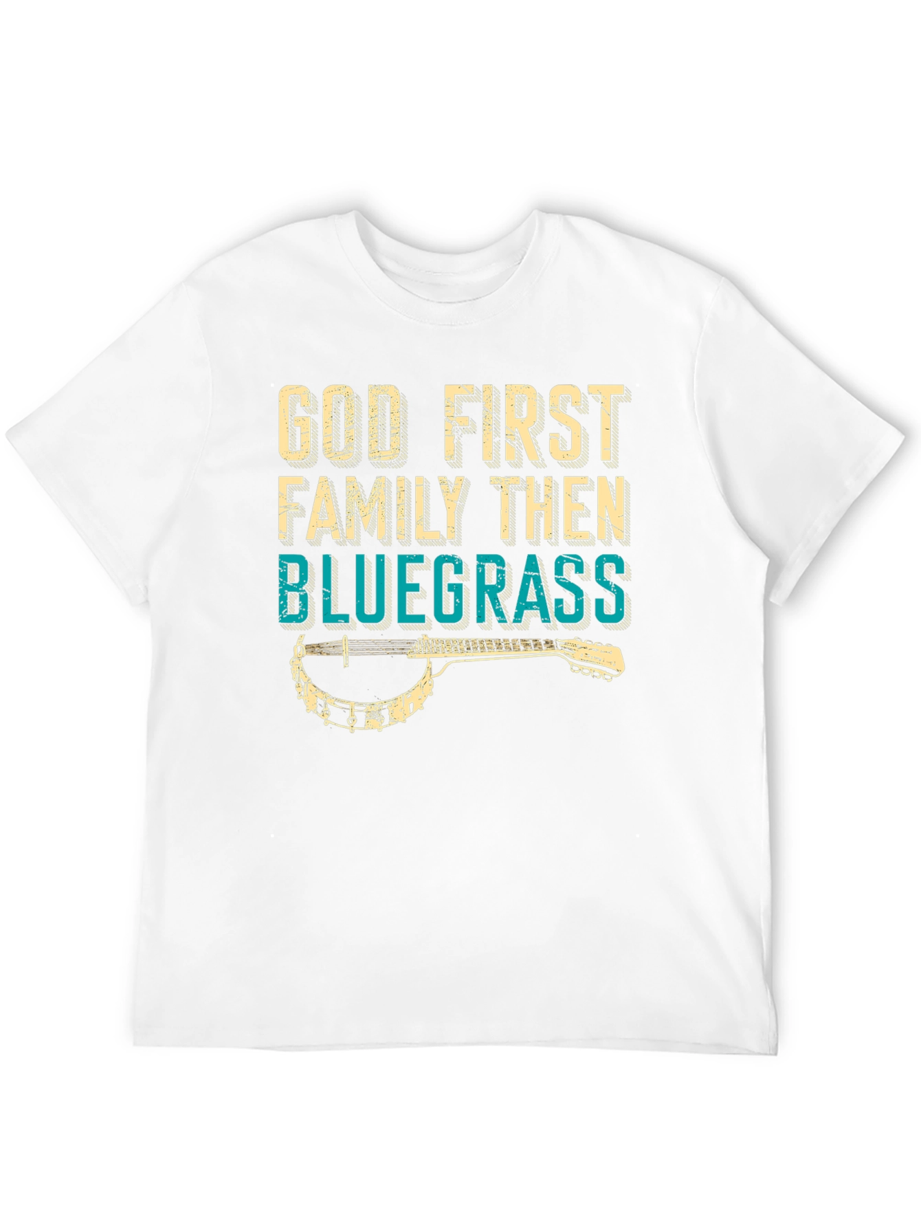 God First Family Then Bluegrass T-Shirt