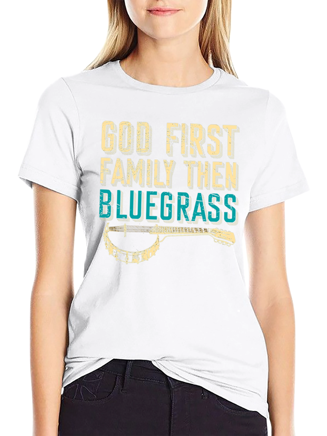 God First Family Then Bluegrass T-Shirt