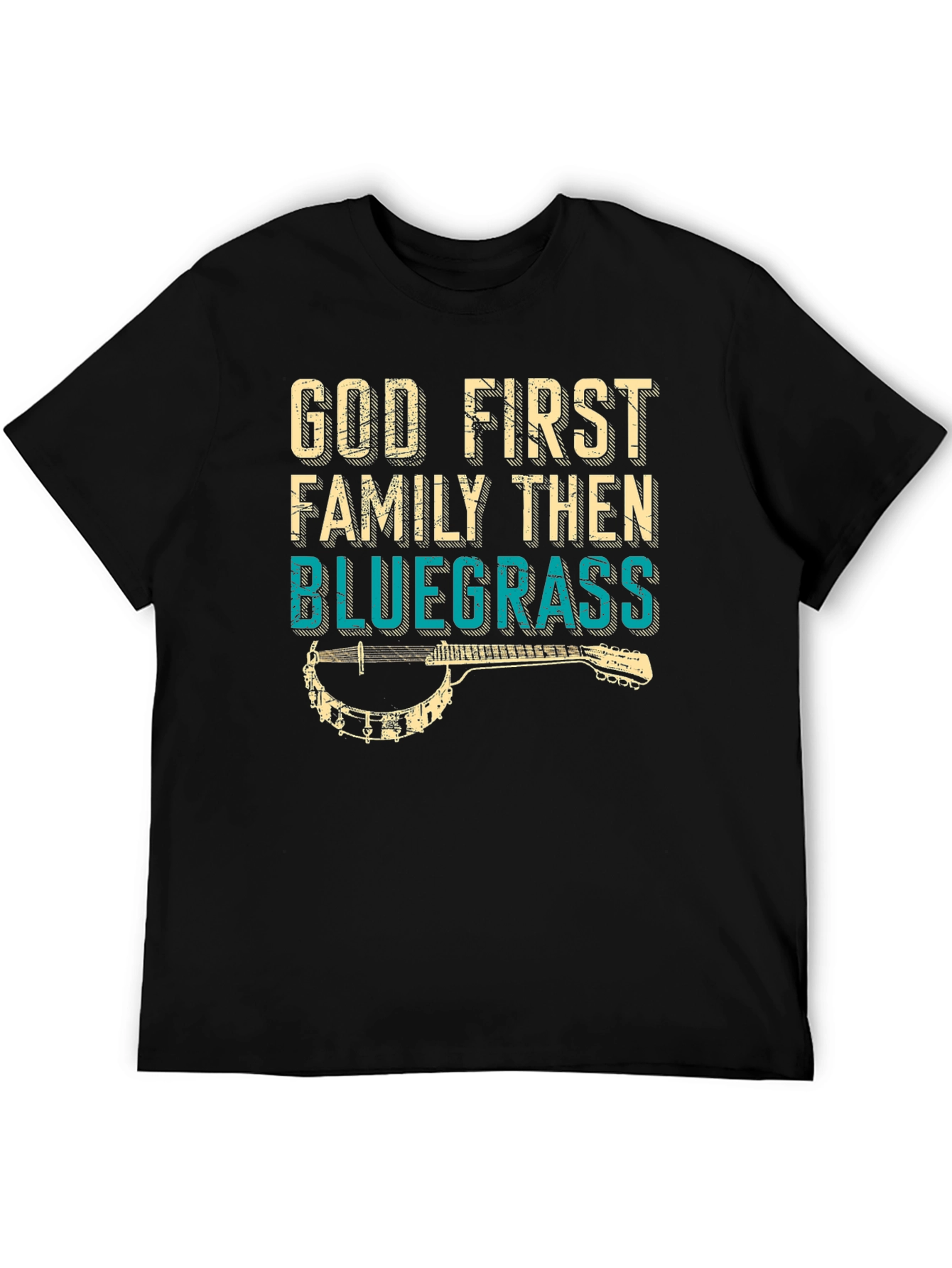 God First Family Then Bluegrass T-Shirt