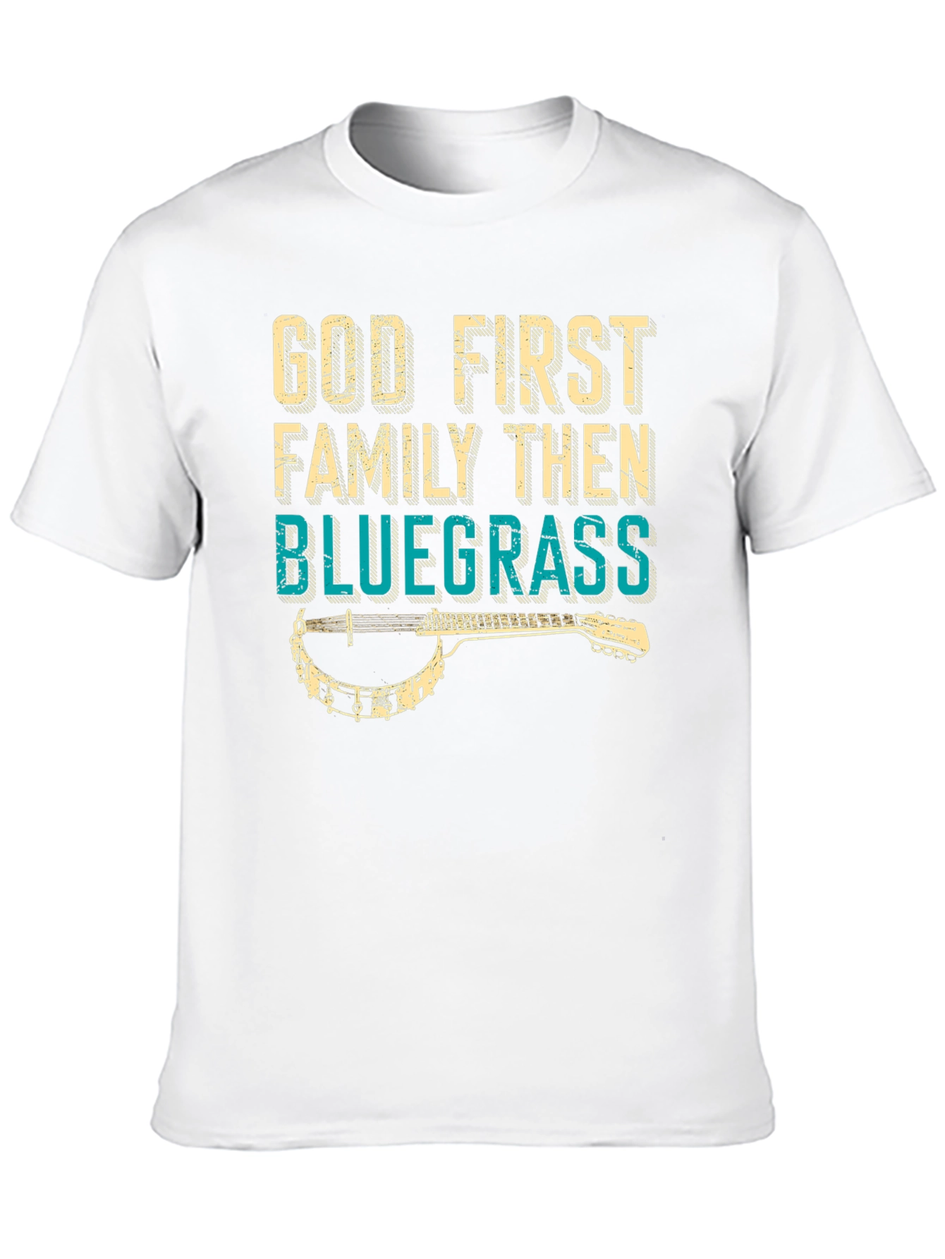 God First Family Then Bluegrass T-Shirt