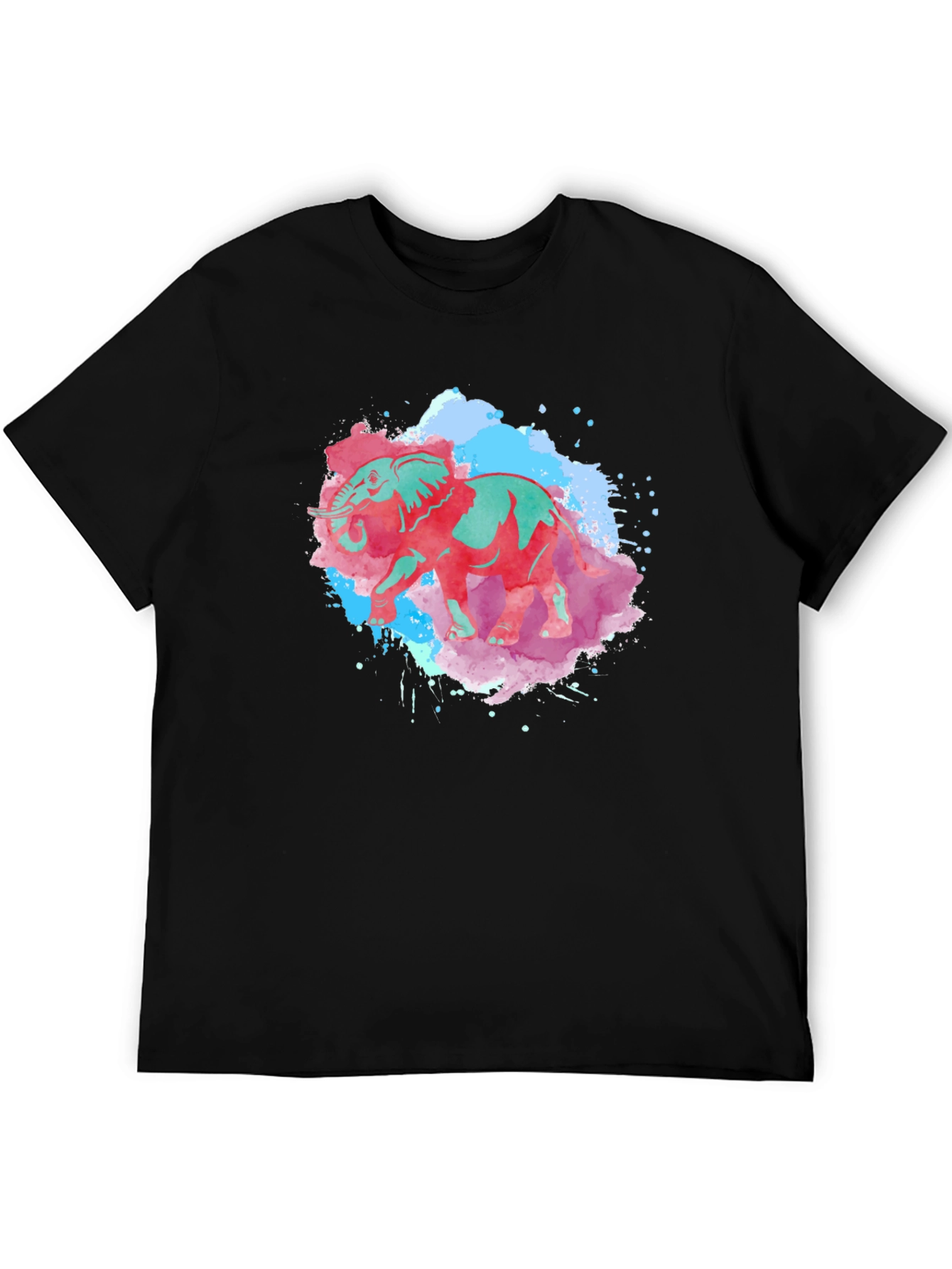 Watercolor Elephant Graphic Tee