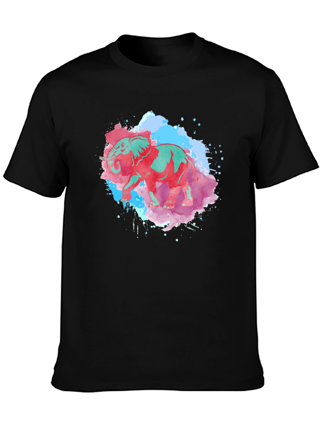 Watercolor Elephant Graphic Tee