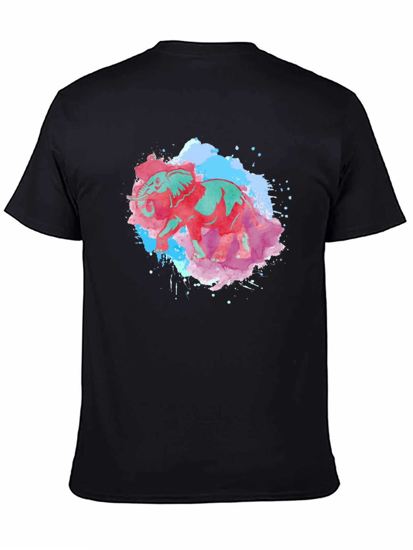 Watercolor Elephant Graphic Tee
